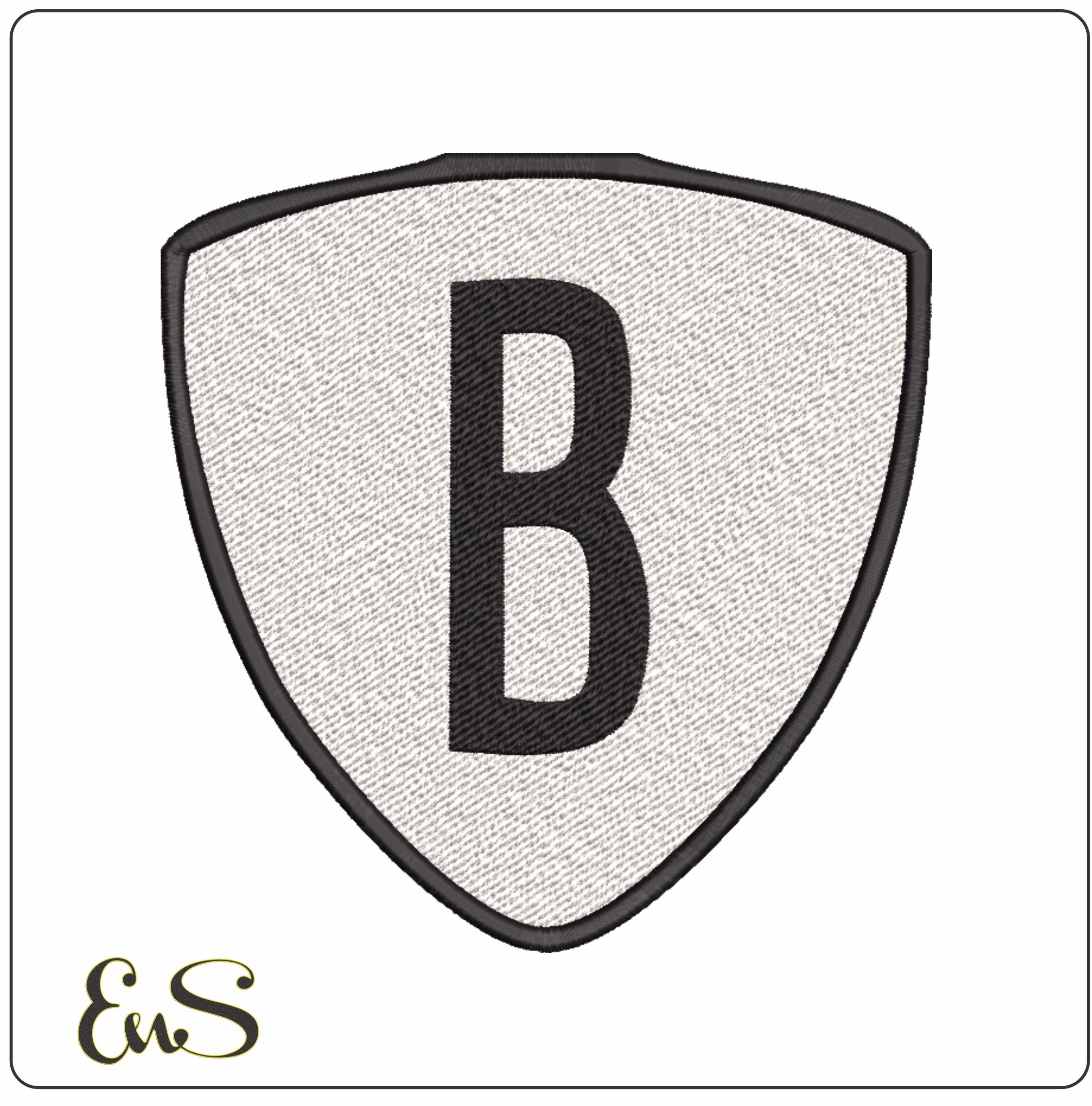 Brooklyn Nets B NBA Logo embroidery design - Barclays Center Arena- embroidery machine pattern embroidery file - instant download