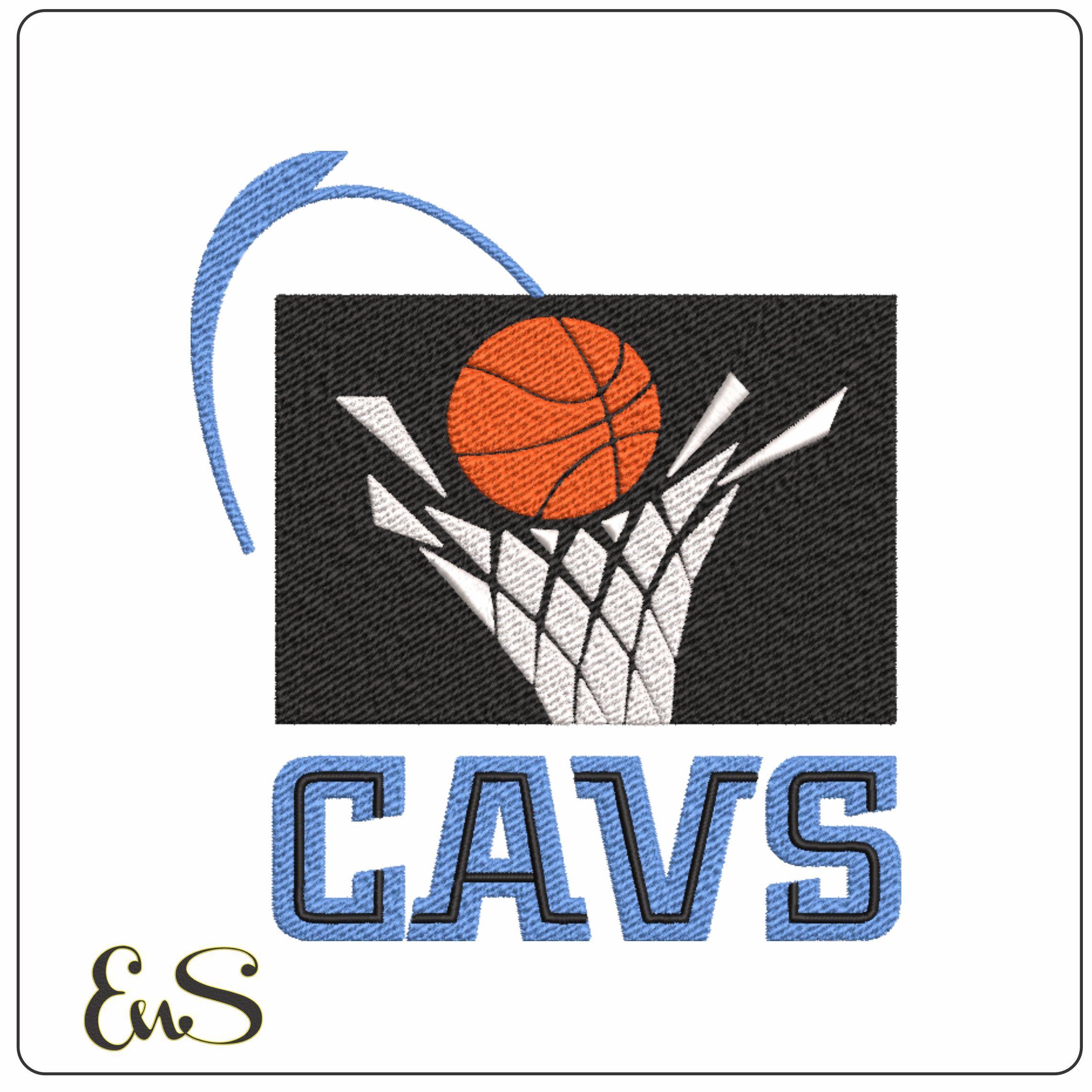 Cleveland Cavaliers Net NBA Logo  embroidery design - Rocket Mortgage Field House Arena- embroidery  machine pattern embroidery file - instant download