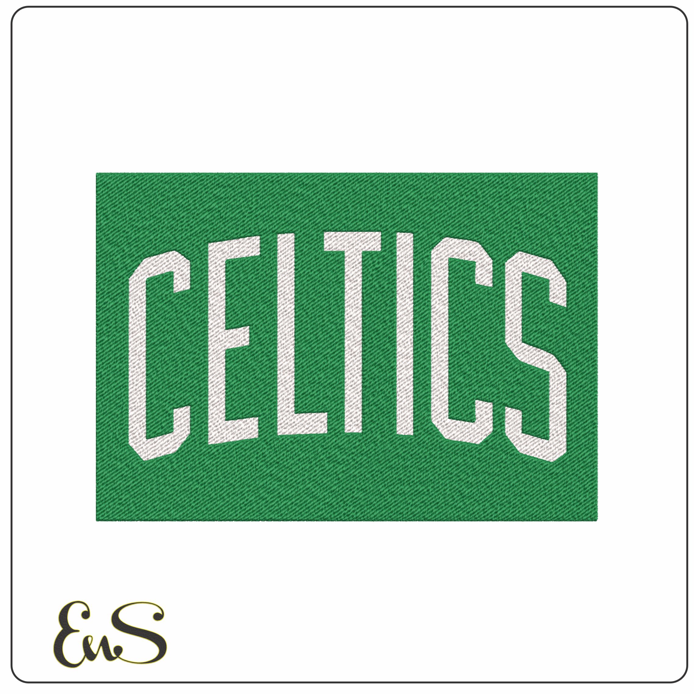 Boston Celtics NBA Logo  embroidery design - TD Garden Arena- embroidery  machine pattern embroidery file - instant download