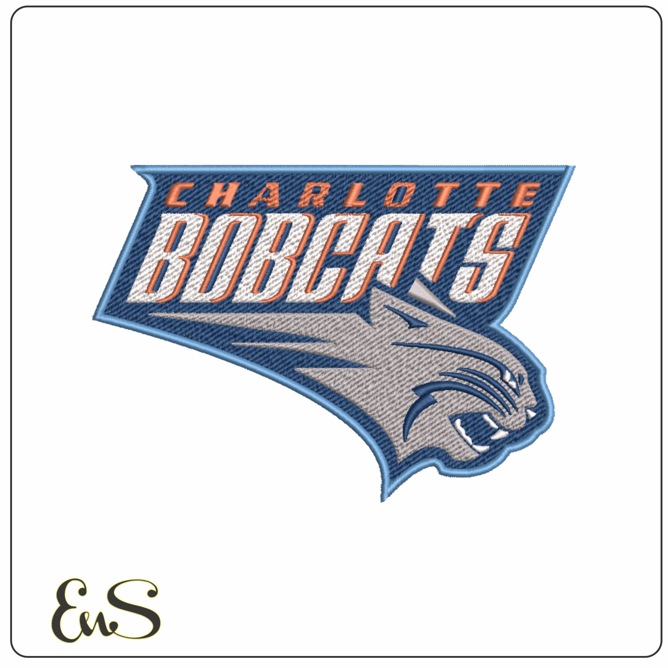 Charlotte Bobcats NBA Logo  embroidery design - Spectrum Center Arena- embroidery  machine pattern embroidery file - instant download