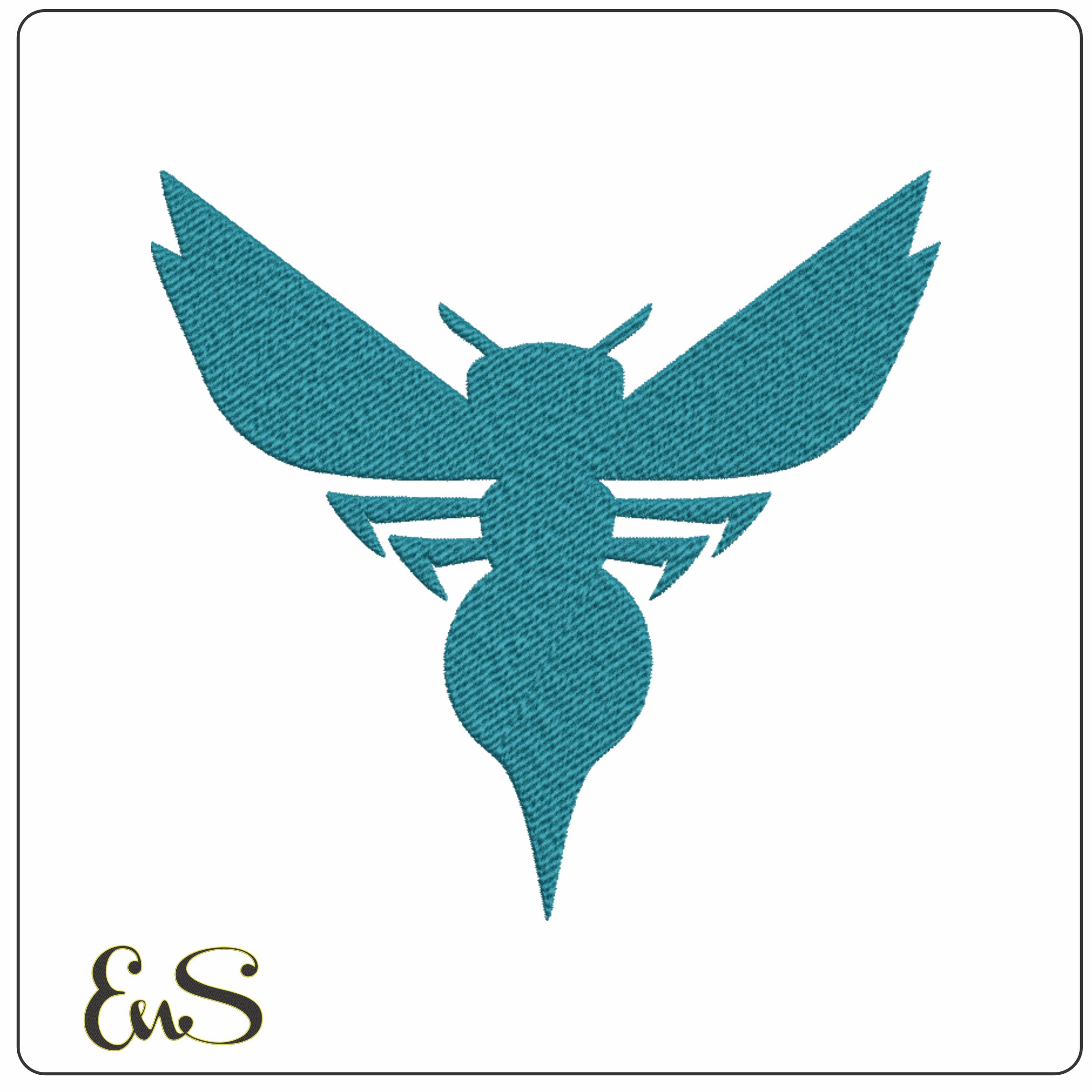 Charlotte Hornet Plain NBA Logo  embroidery design - Spectrum Center Arena- embroidery  machine pattern embroidery file - instant download