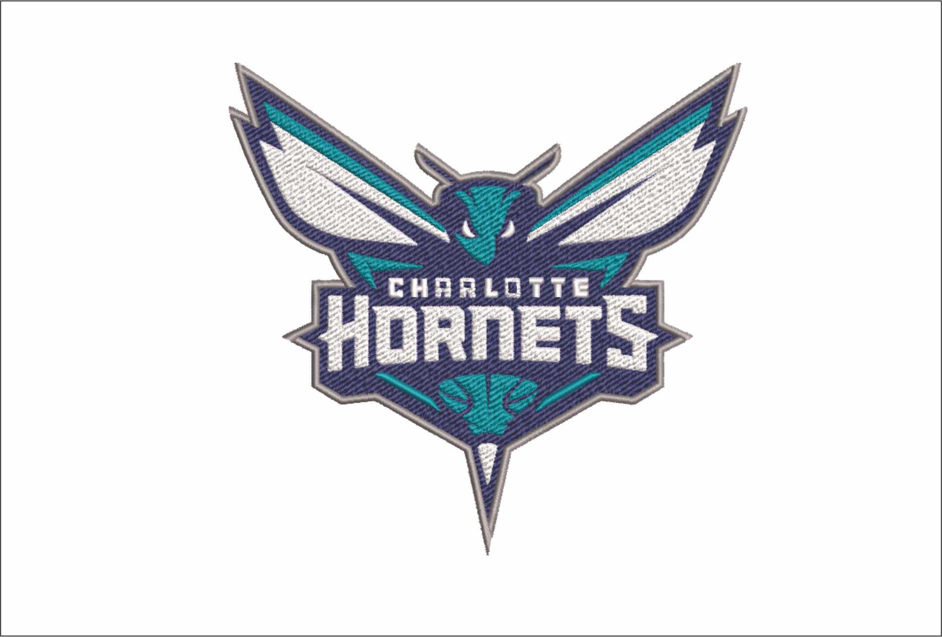 Charlotte Hornets NBA Logo embroidery design - Spectrum Center Arena- embroidery machine pattern embroidery file - instant download