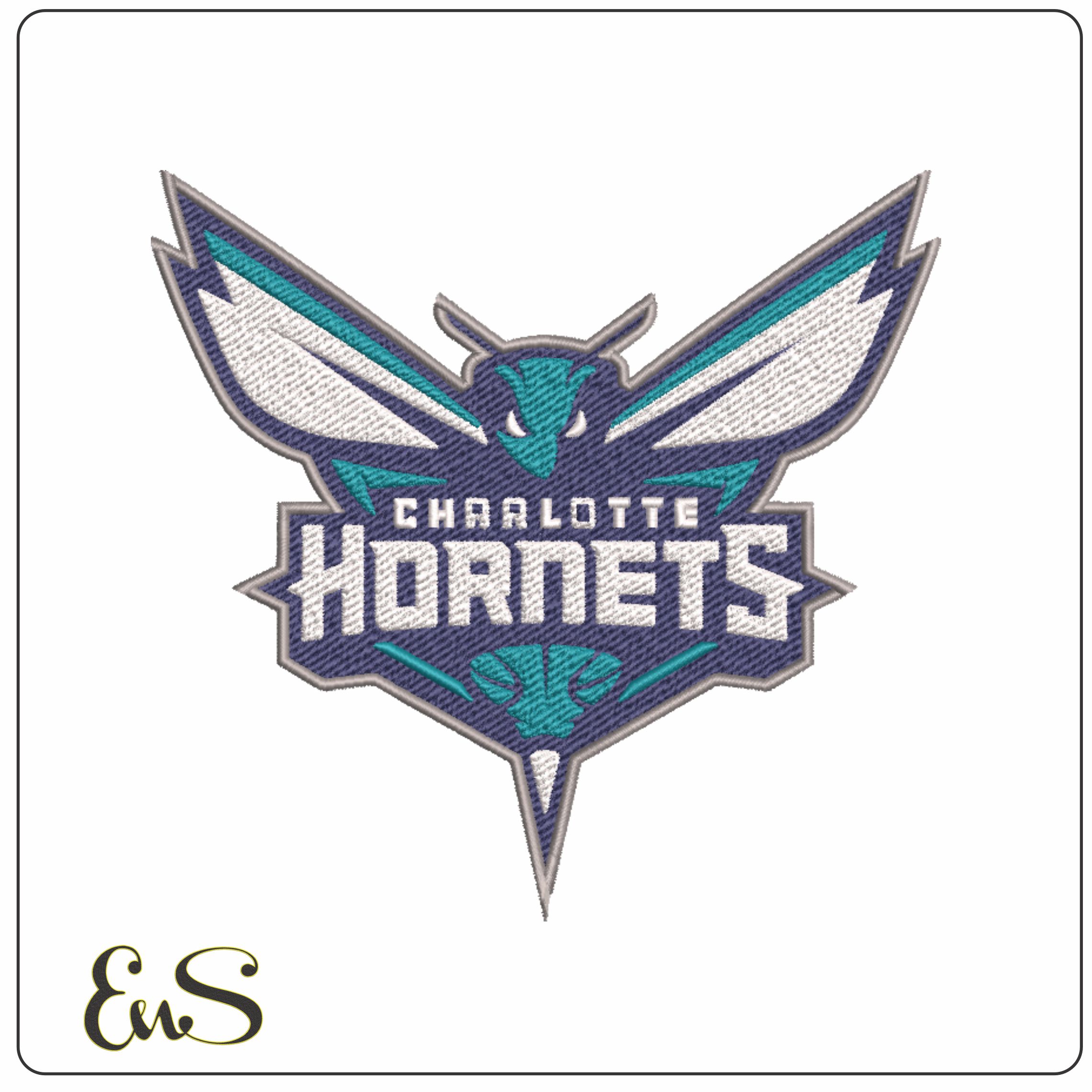 Charlotte Hornets  NBA Logo  embroidery design - Spectrum Center Arena- embroidery  machine pattern embroidery file - instant download