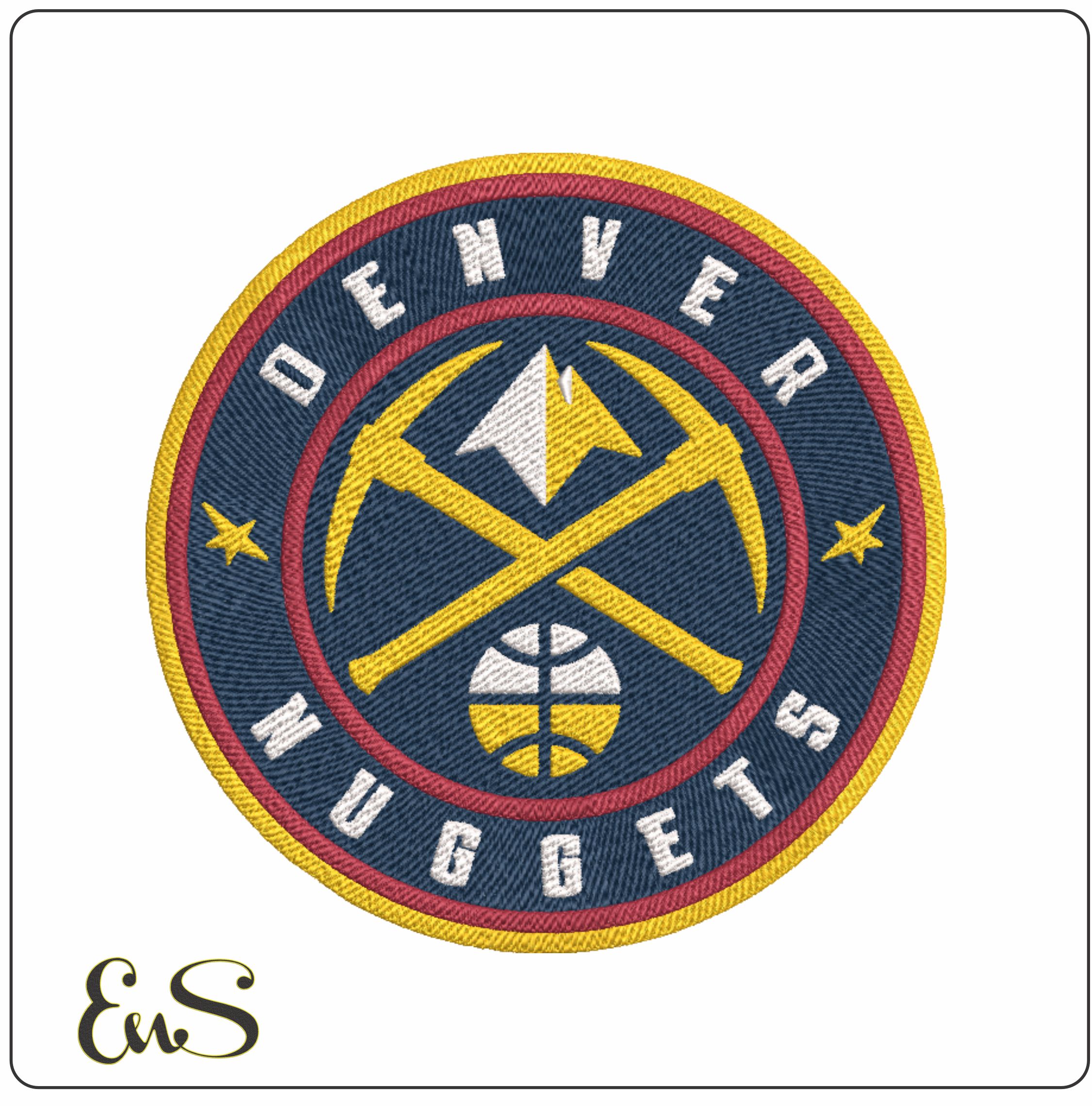 Denver Nuggets NBA Logo embroidery design - Ball Arena- embroidery machine pattern embroidery file - instant download