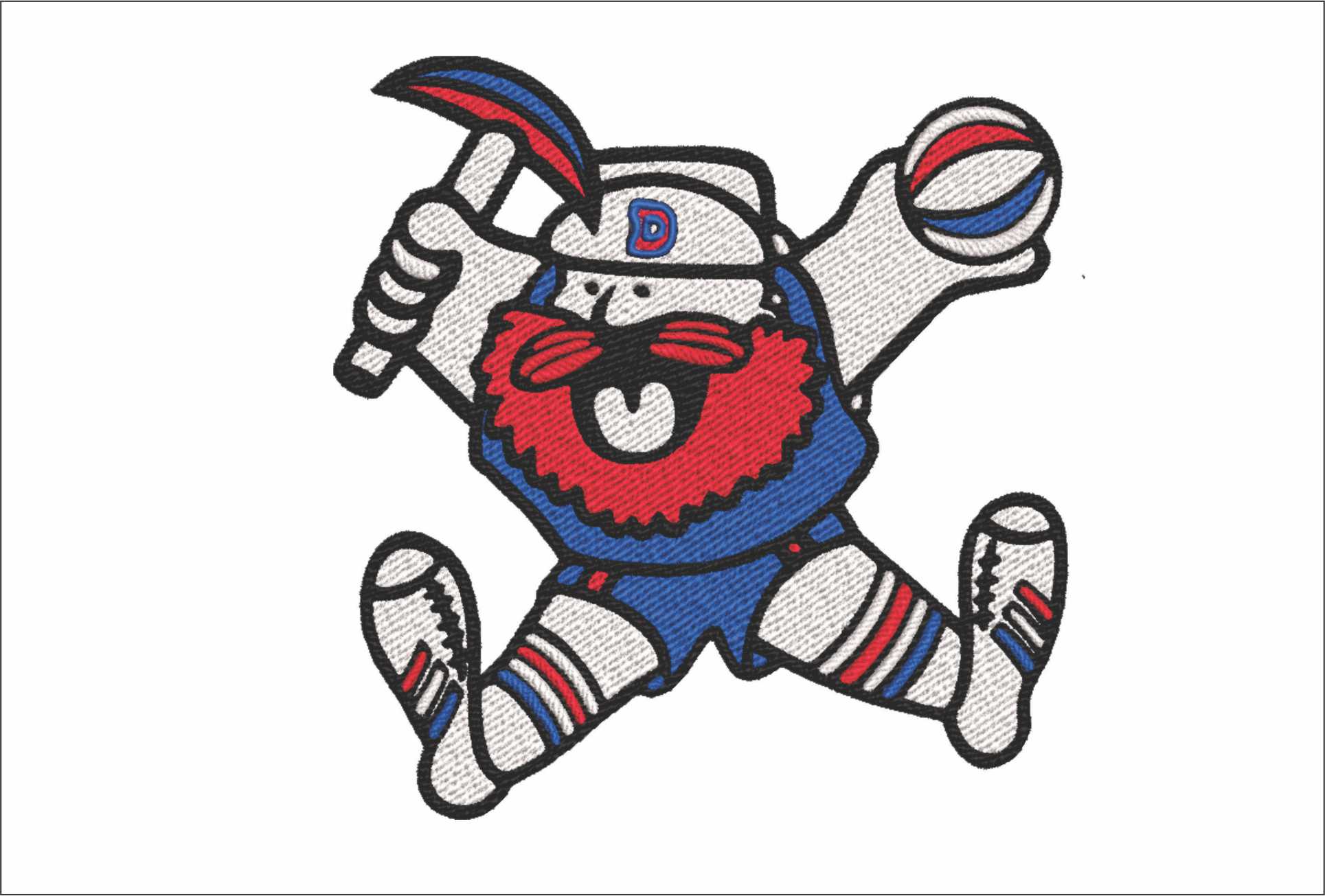 Denver Nuggets 1976 NBA Logo  embroidery design - Ball  Arena- embroidery  machine pattern embroidery file - instant download