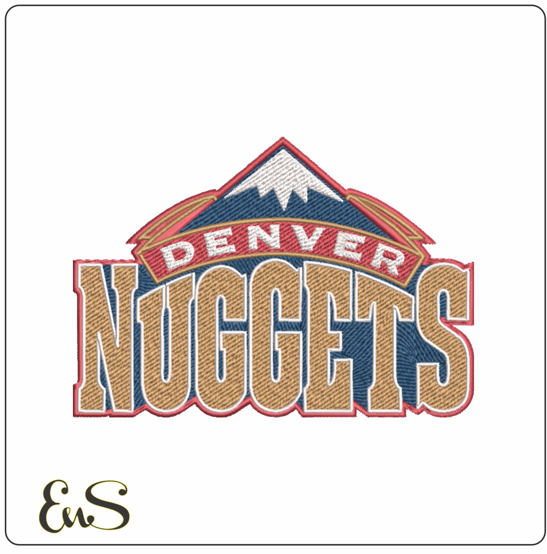 Denver Rockets 1993 NBA Logo  embroidery design - McNichols Denver Colorado  Arena- embroidery  machine pattern embroidery file - instant download