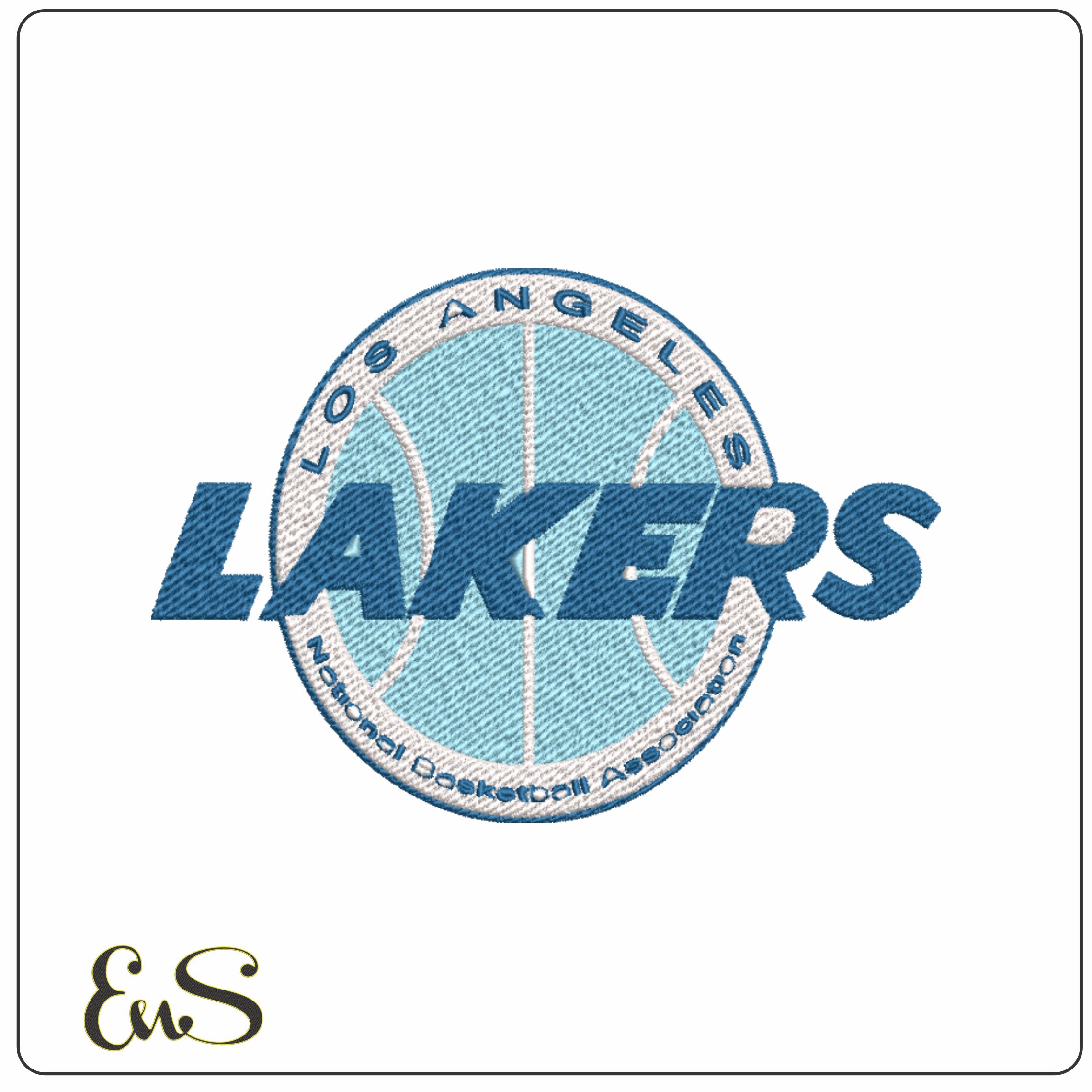 Los Angeles Lakers 1961 NBA Logo  embroidery design -Crypto.com Arena- embroidery  machine pattern embroidery file - instant download