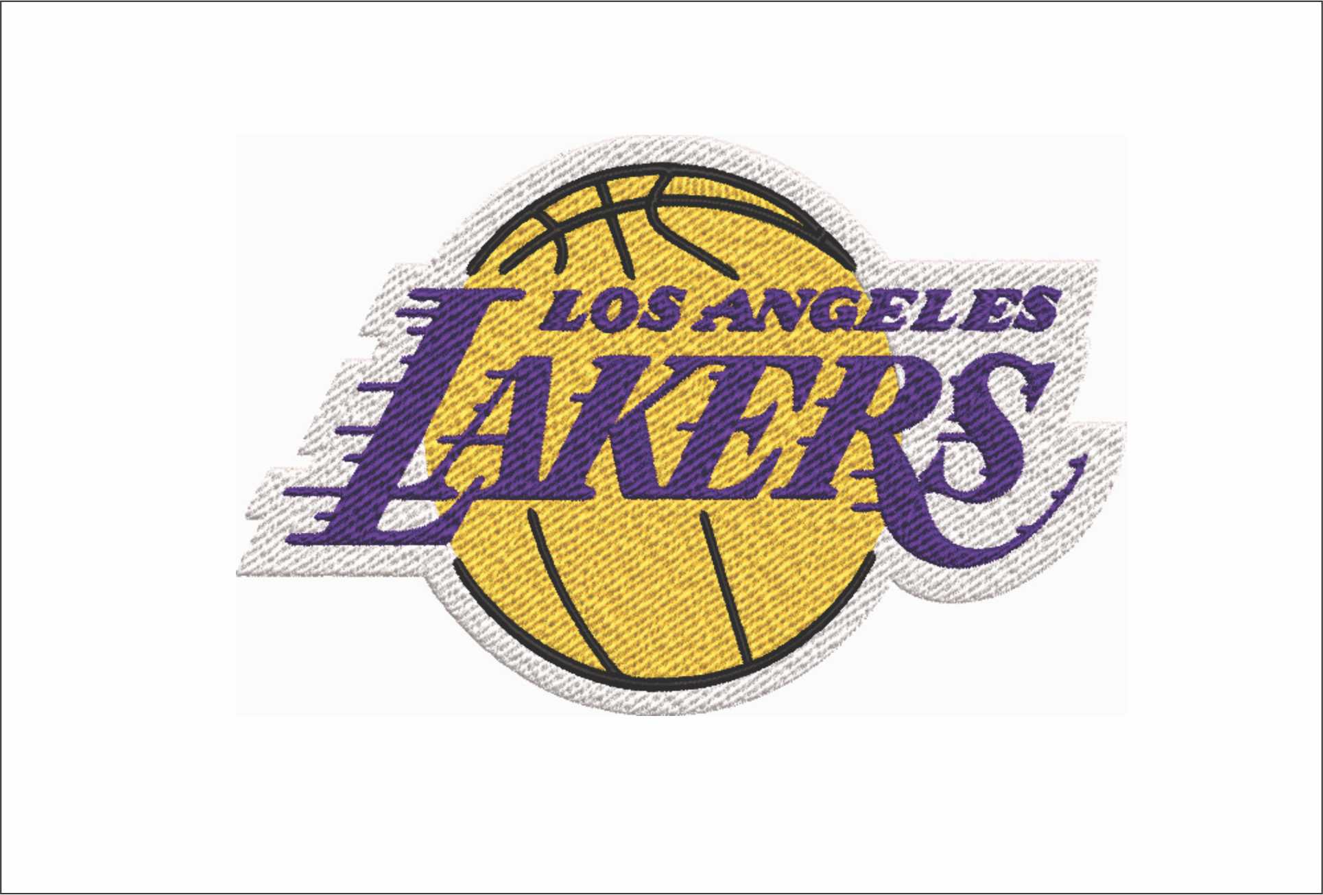 Los Angeles Lakers NBA Logo embroidery design -Crypto.com Arena- embroidery machine pattern embroidery file - instant download