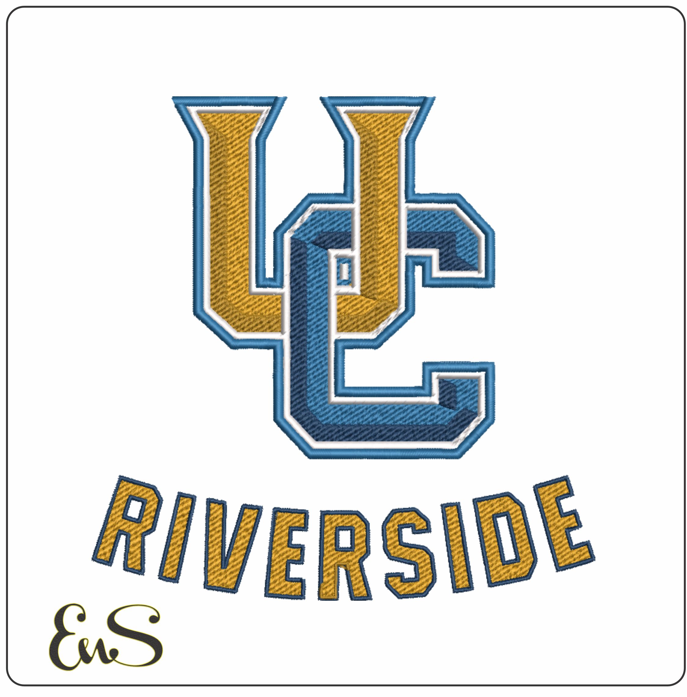 UC Riverside Highlanders NBA Logo  embroidery design -Student Recreation Center Arena- embroidery  machine pattern embroidery file - instant download