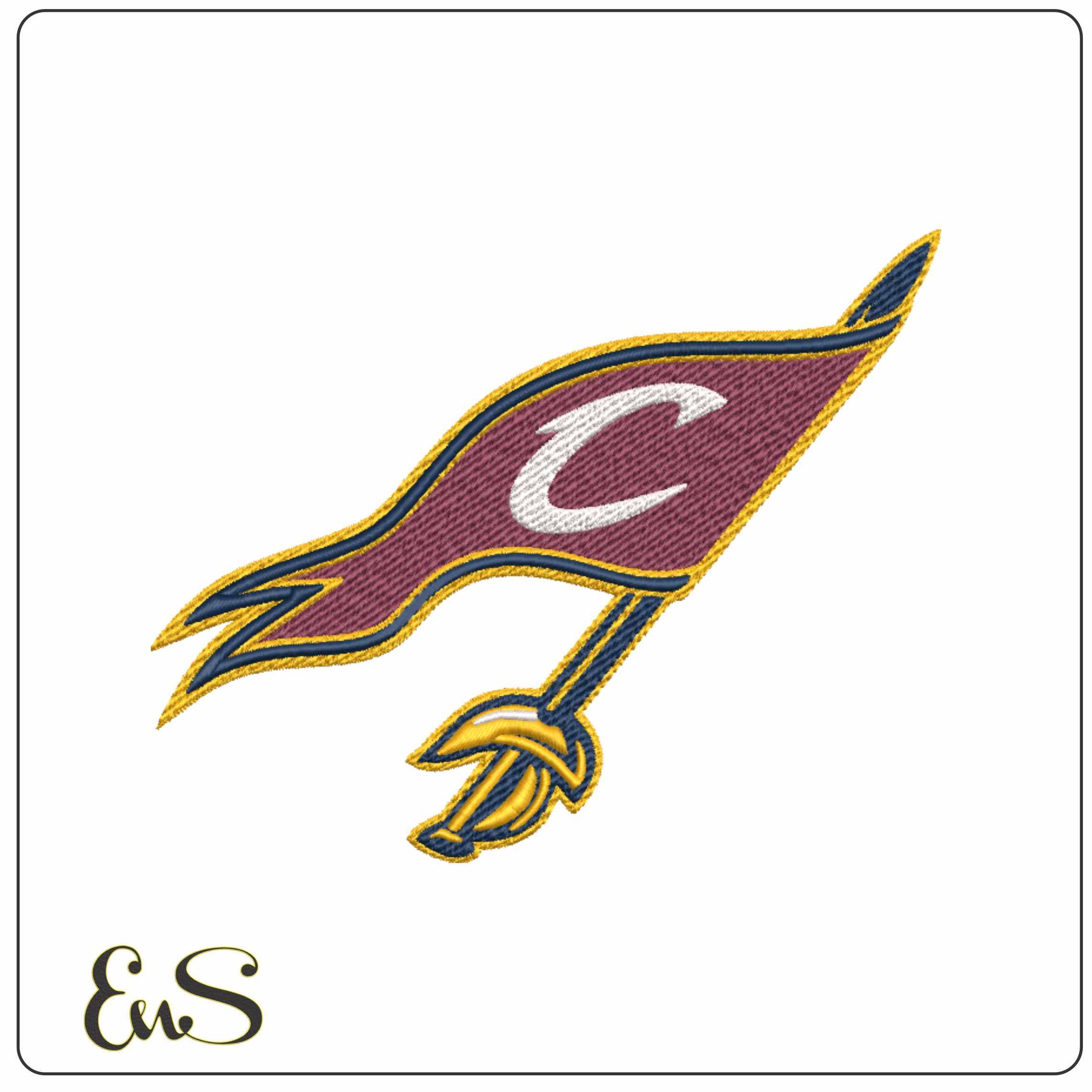 Cavs Cutlass NBA Logo  embroidery design -Rocket Mortgage Fieldhouse Arena- embroidery  machine pattern embroidery file - instant download