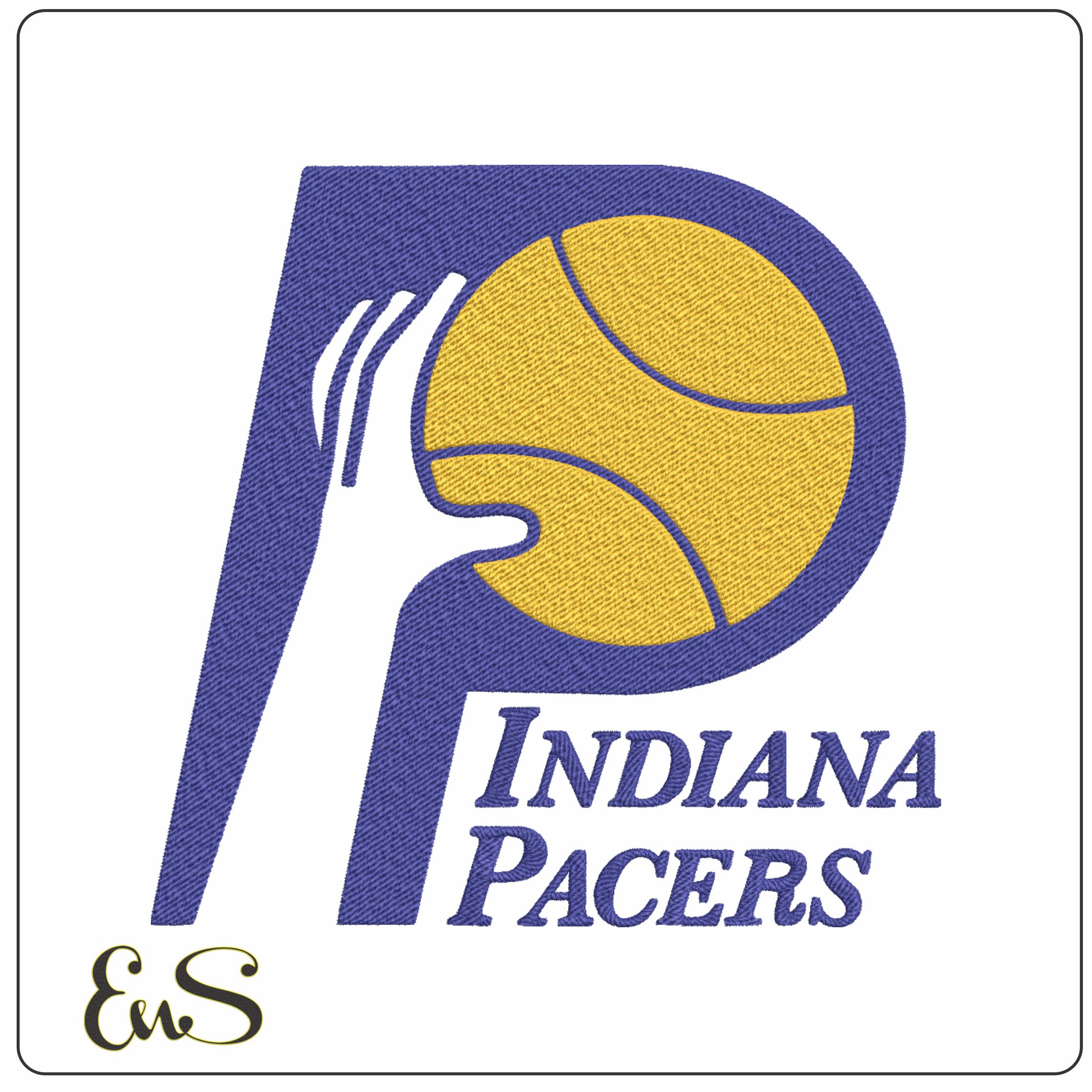 Indiana Pacers 1976 NBA Logo embroidery design -Gainbridge Fieldhouse Arena- embroidery machine pattern embroidery file - instant download