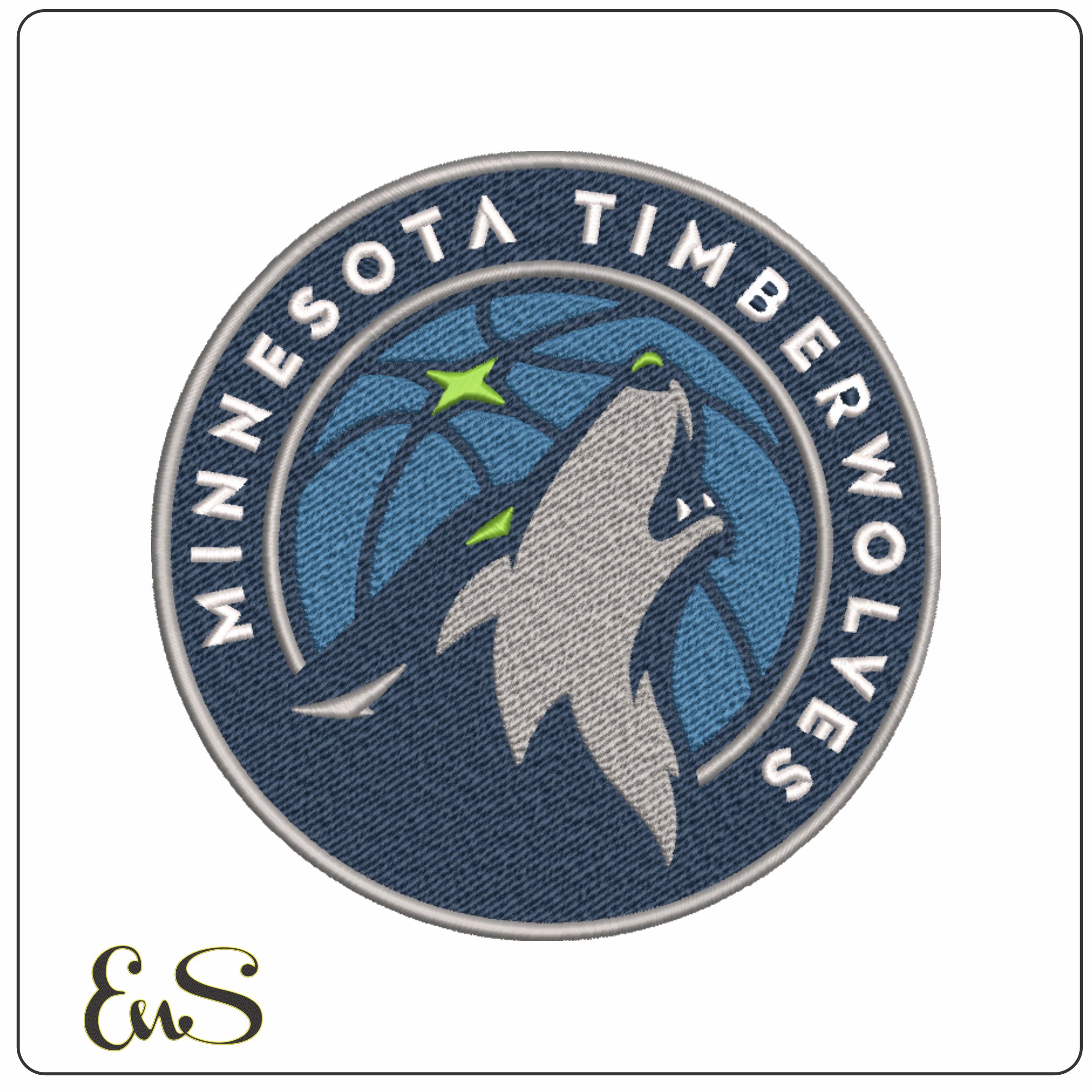 Minnesota Timberwolves NBA Logo embroidery design -Target Center Arena- embroidery machine pattern embroidery file - instant download