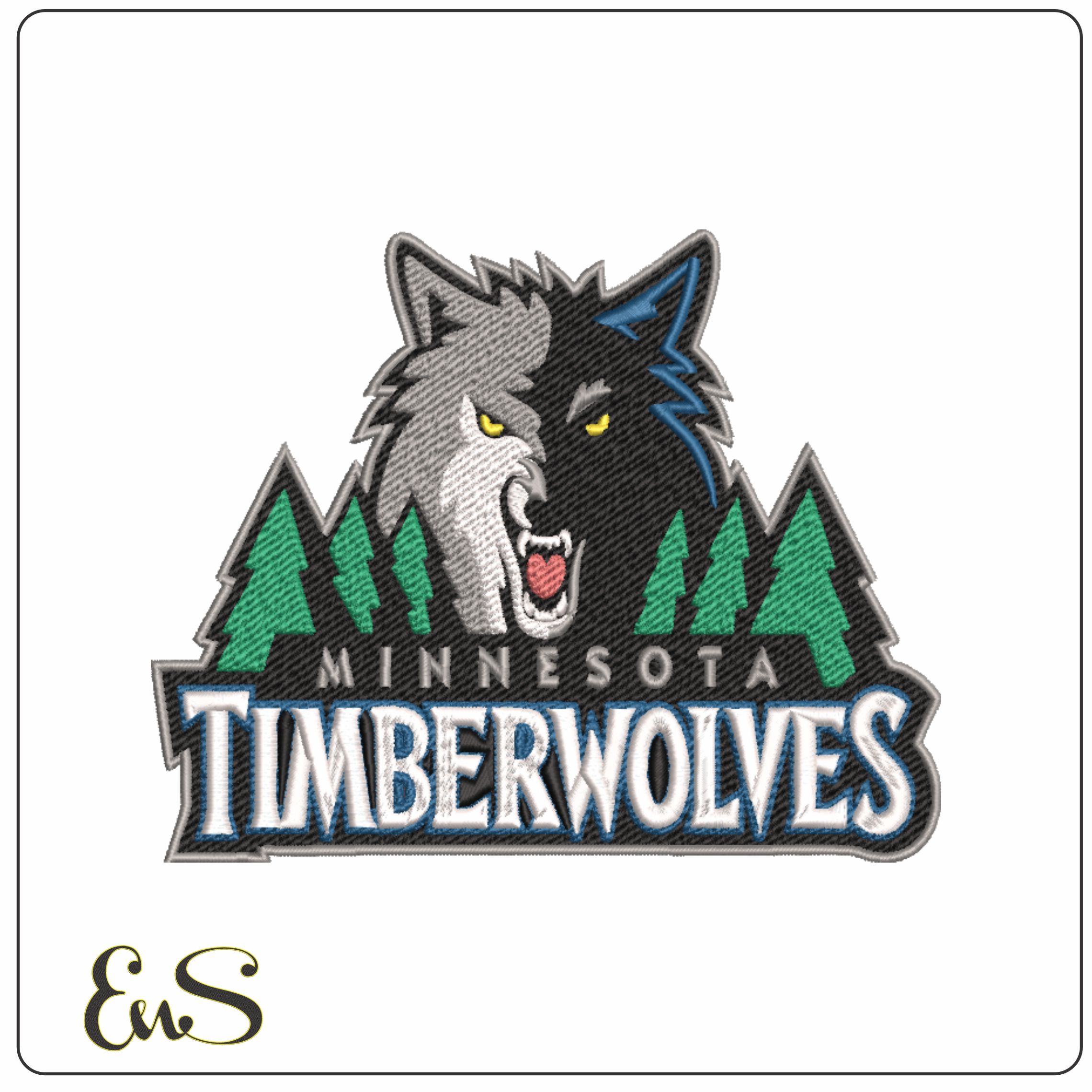 Minnesota Timberwolves 2008 NBA Logo  embroidery design -Target Center Arena- embroidery  machine pattern embroidery file - instant download