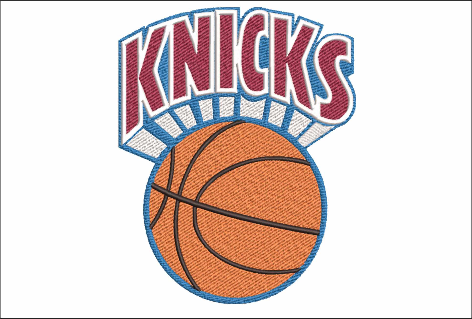 New York Knicks 1979 NBA Logo embroidery design -Madison Square Garden Arena- embroidery machine pattern embroidery file - instant download