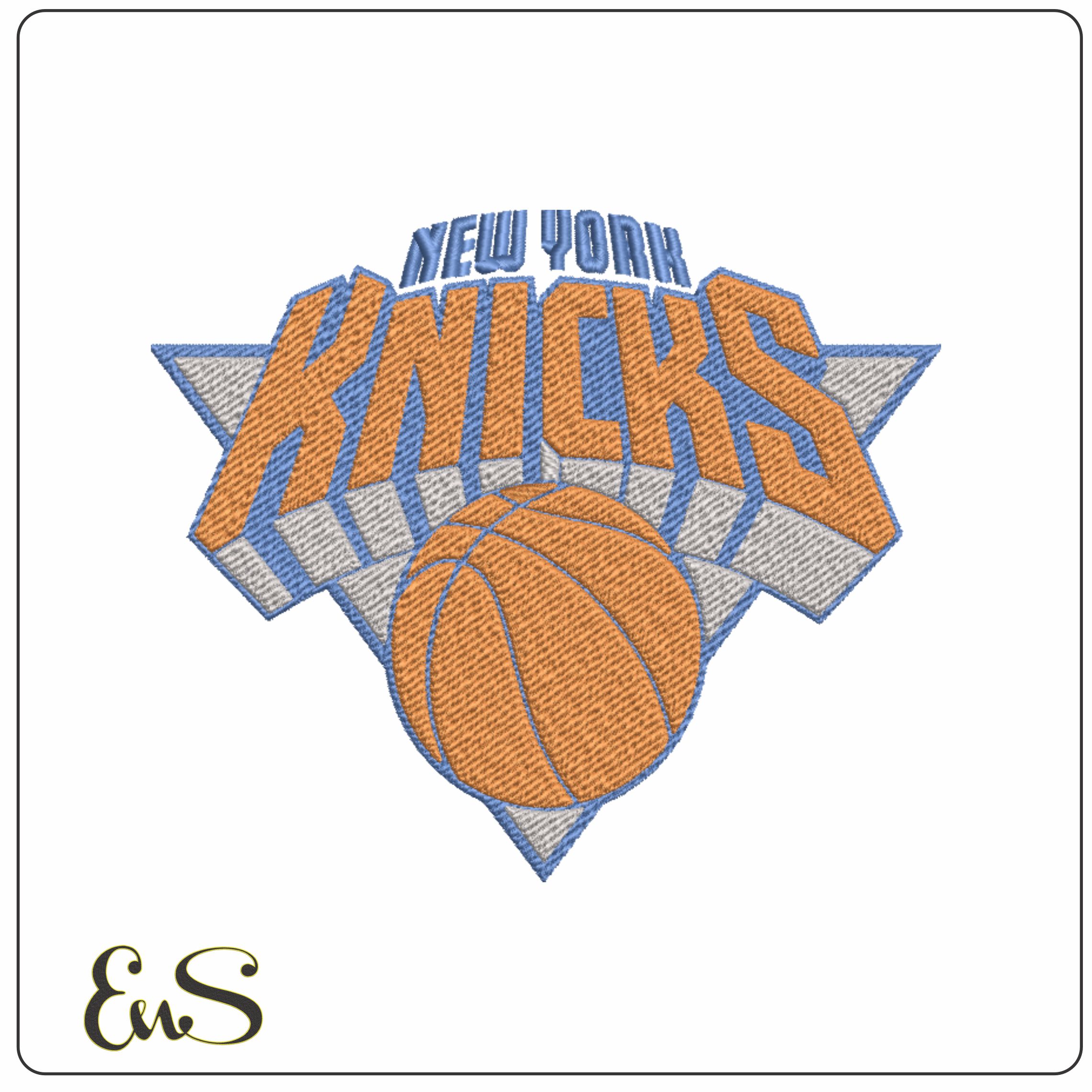 New York Knicks 1992 NBA Logo embroidery design -Madison Square Garden Arena- embroidery machine pattern embroidery file - instant download