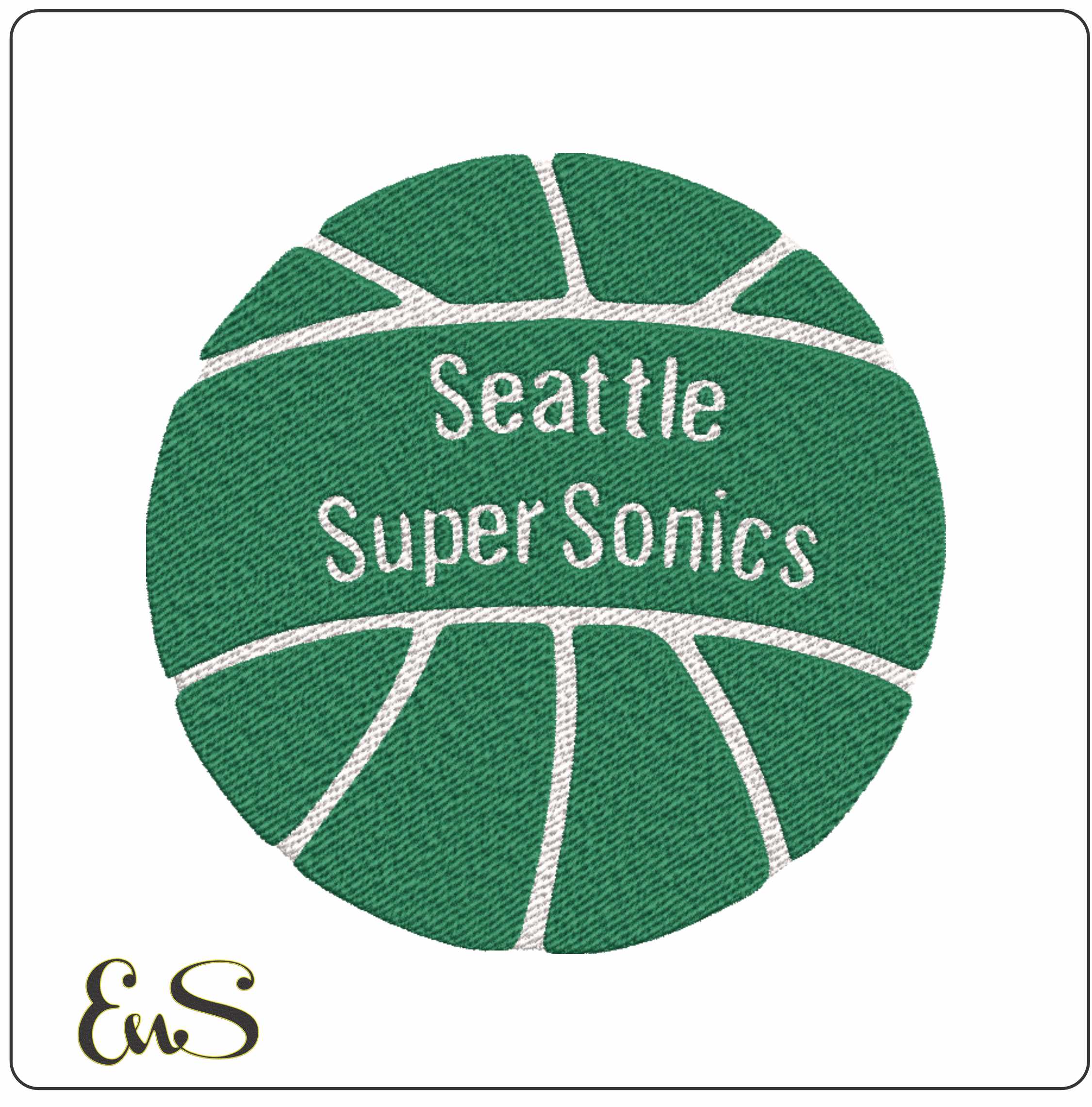 Oklahoma City Thunder 1970 NBA Logo  embroidery design -Paycom Center Arena- embroidery  machine pattern embroidery file - instant download