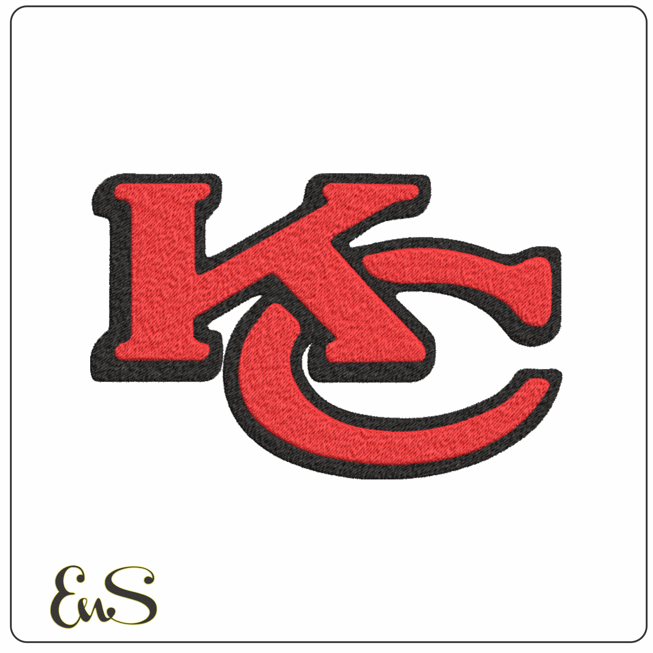 Kansas City Chiefs KC NFL embroidery design -Arrowhead Stadium men's football embroidery machine pattern embroidery file - instant download