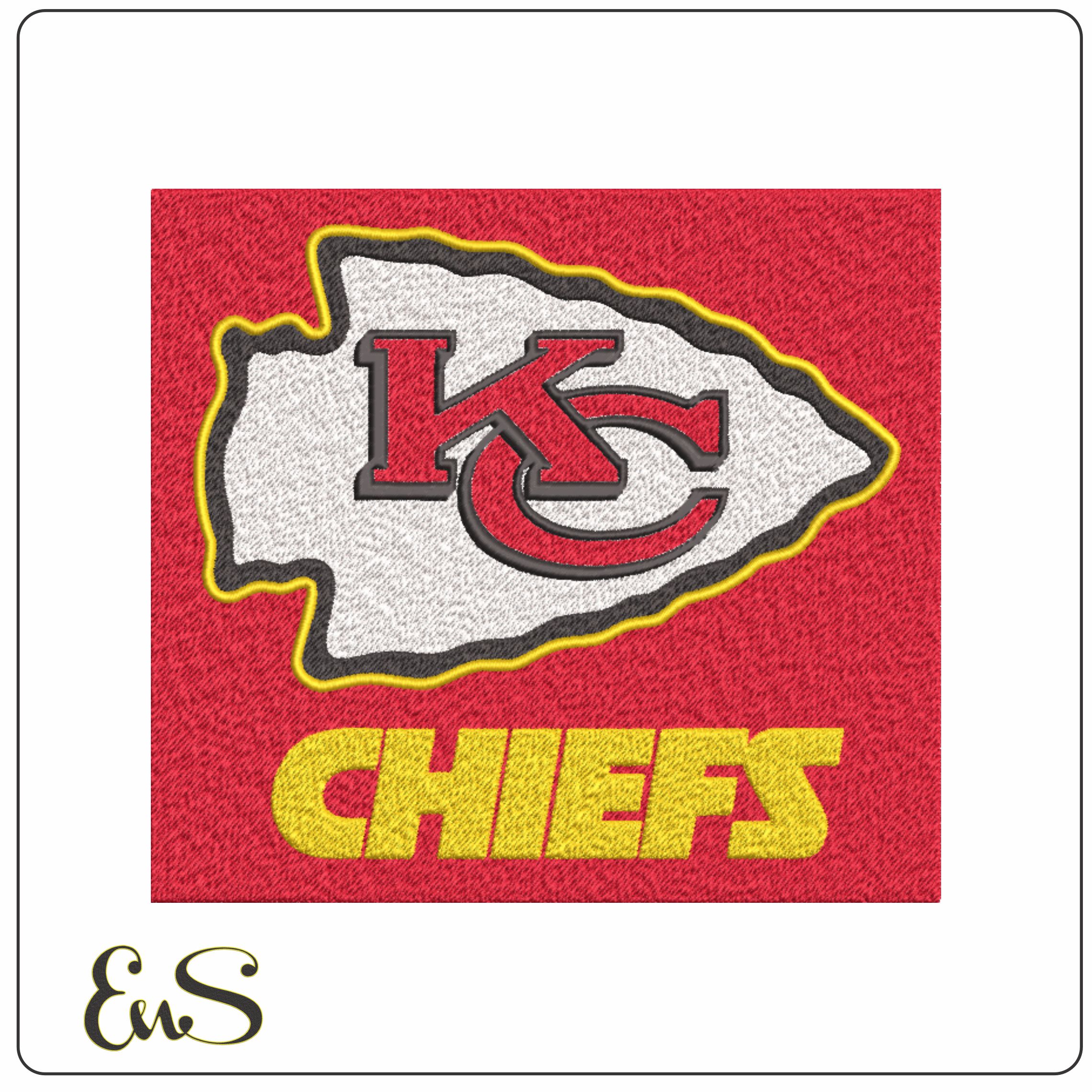 Kansas City Arrow Chiefs NFL embroidery design -Arrowhead Stadium men's football embroidery machine pattern embroidery file - instant download