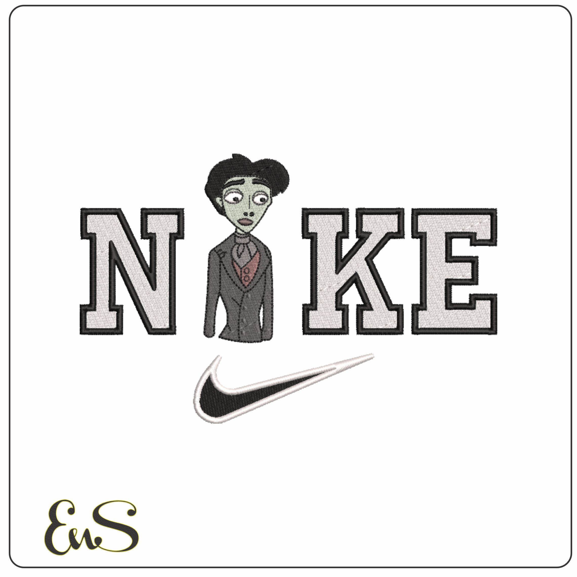Nike Victor Corpse Bride - Cartoon Film for Halloween embroidery design - embroidery file - instant download