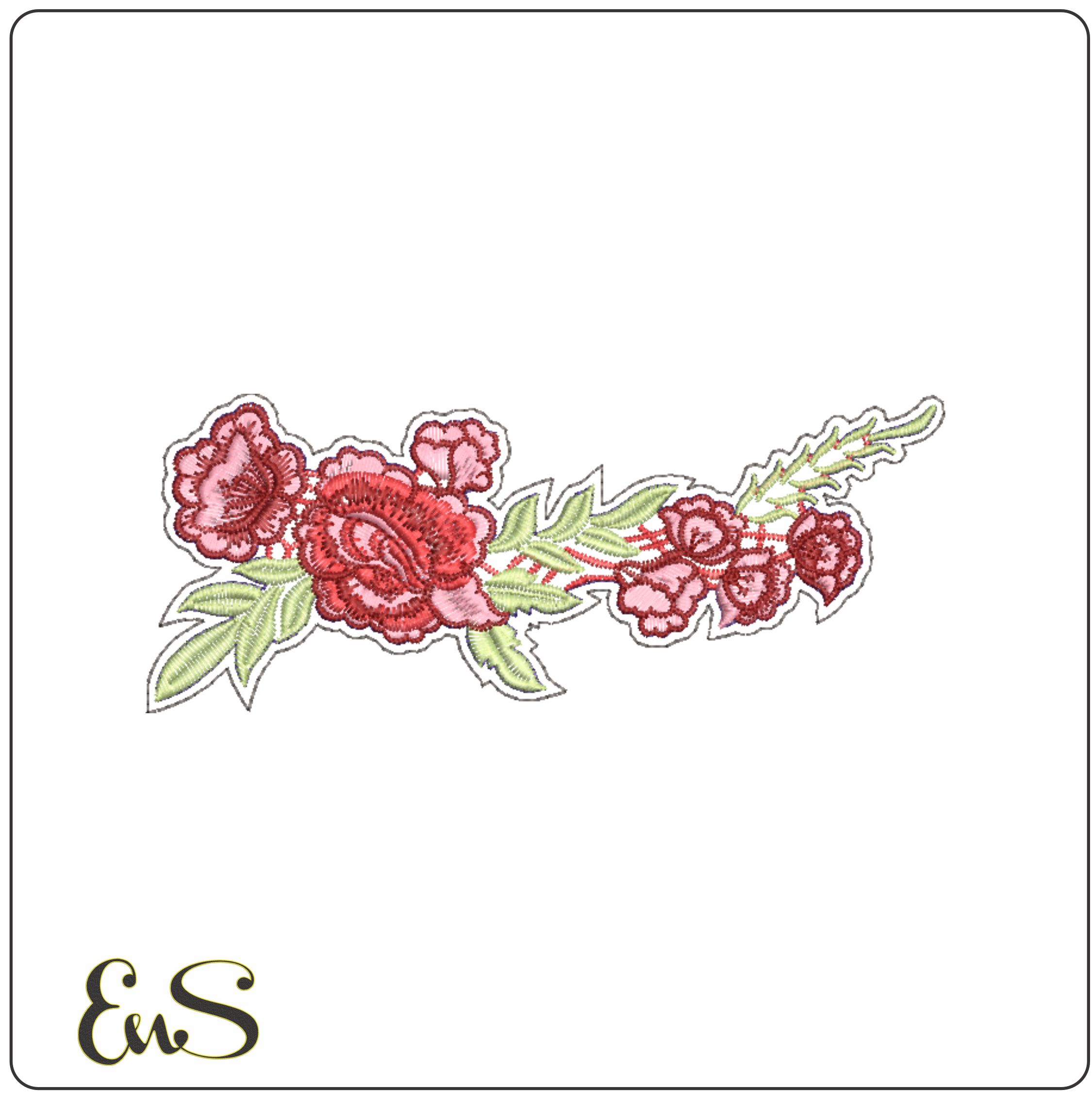 Day of Dead Flowers - Day of the Dead - Halloween embroidery design - embroidery file - instant download