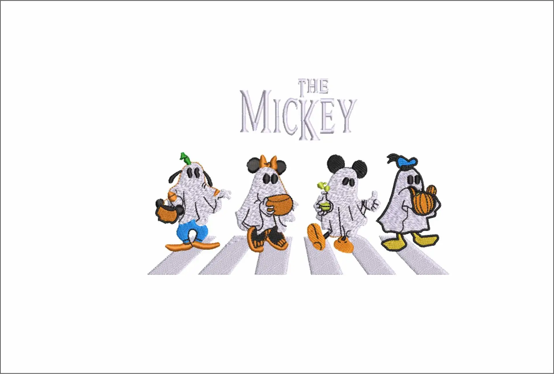 The Mickey - Halloween embroidery design - embroidery file - instant download