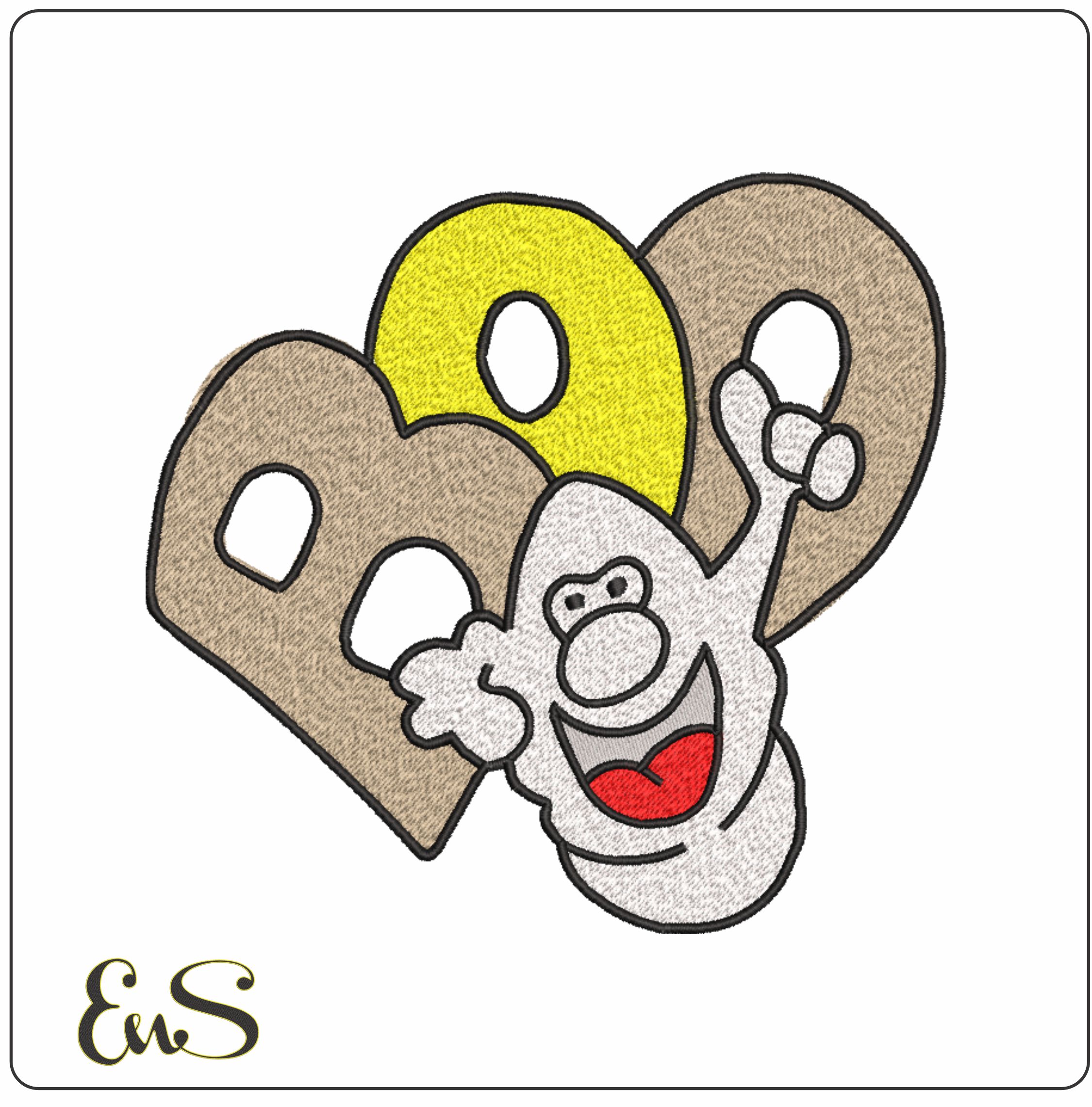 Boo Ghost - Halloween embroidery design - embroidery file - instant download