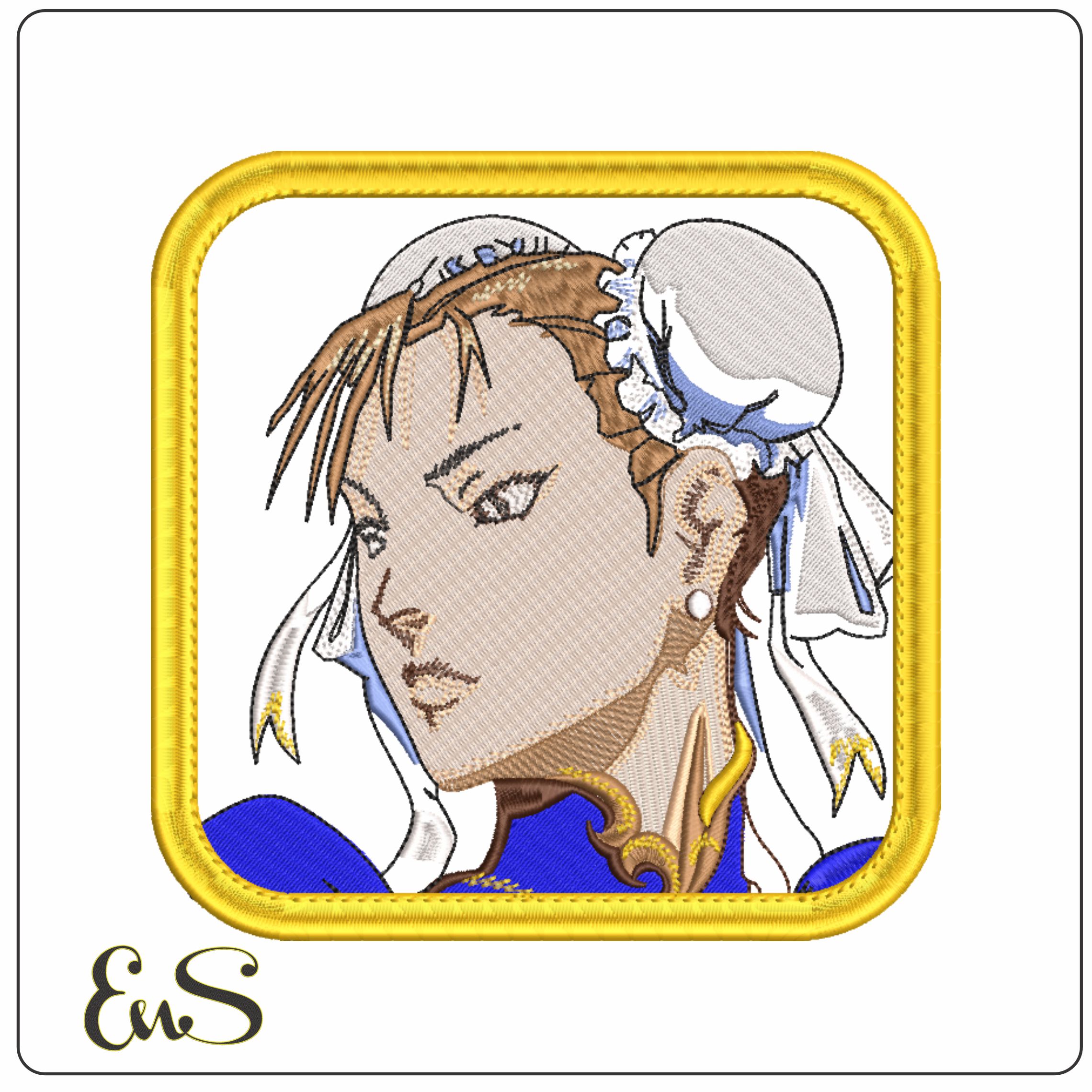 Chun Li - Halloween embroidery design - embroidery file - instant download