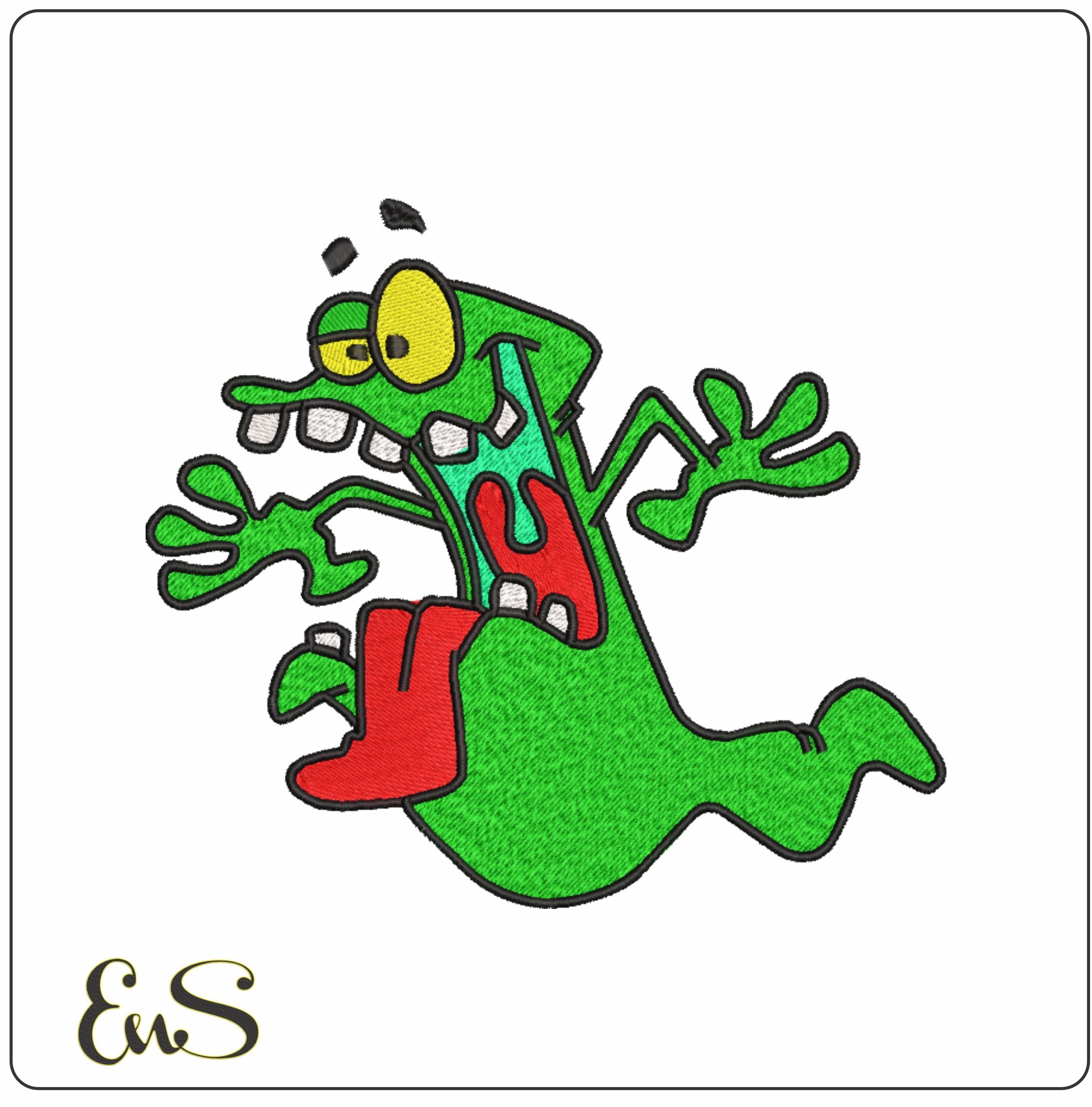Ghoul - Halloween embroidery design - embroidery file - instant download