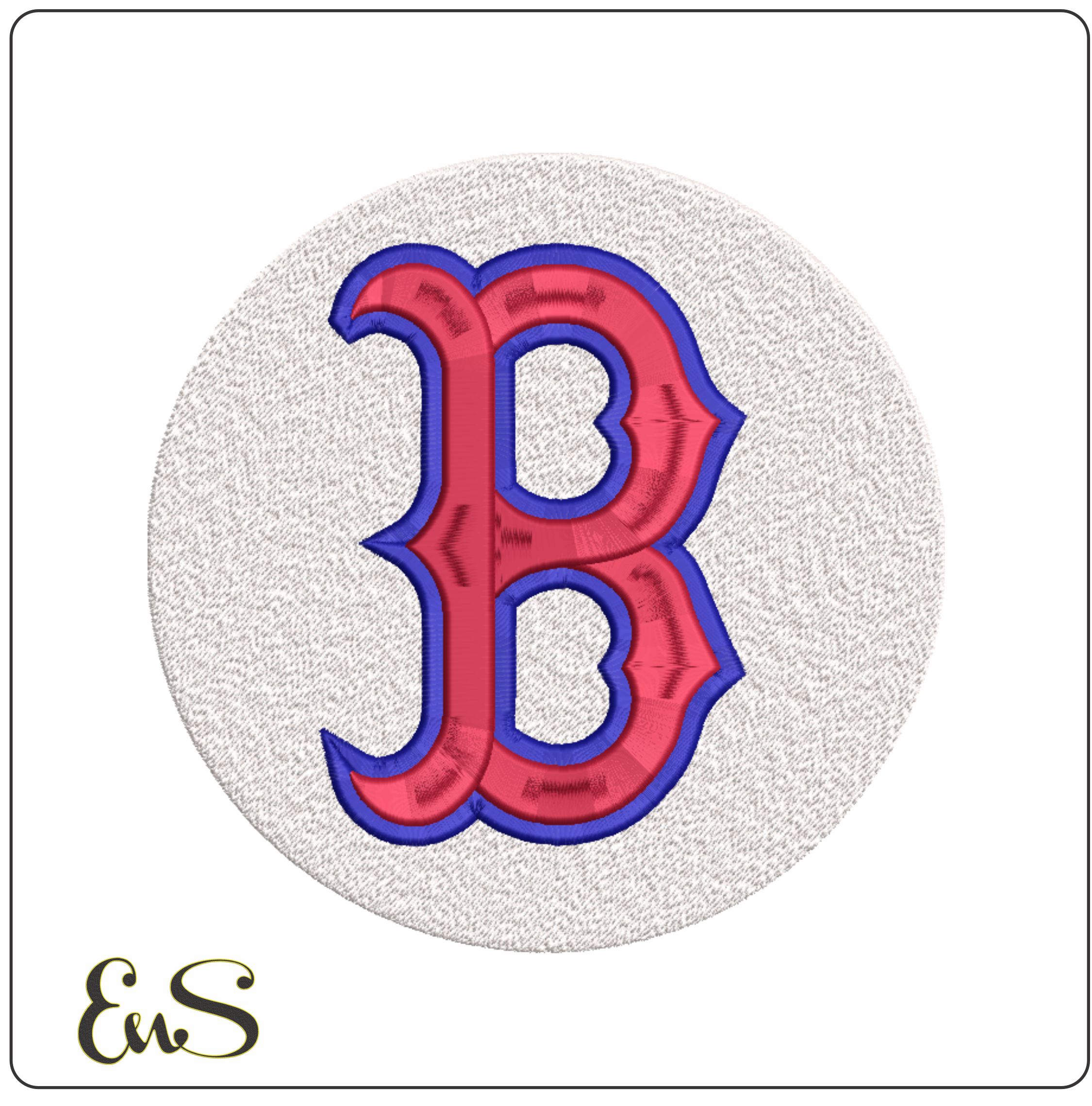 Boston Red Sox Logo - Major league Baseball logo - MLB embroidery machine pattern embroidery file - instant download