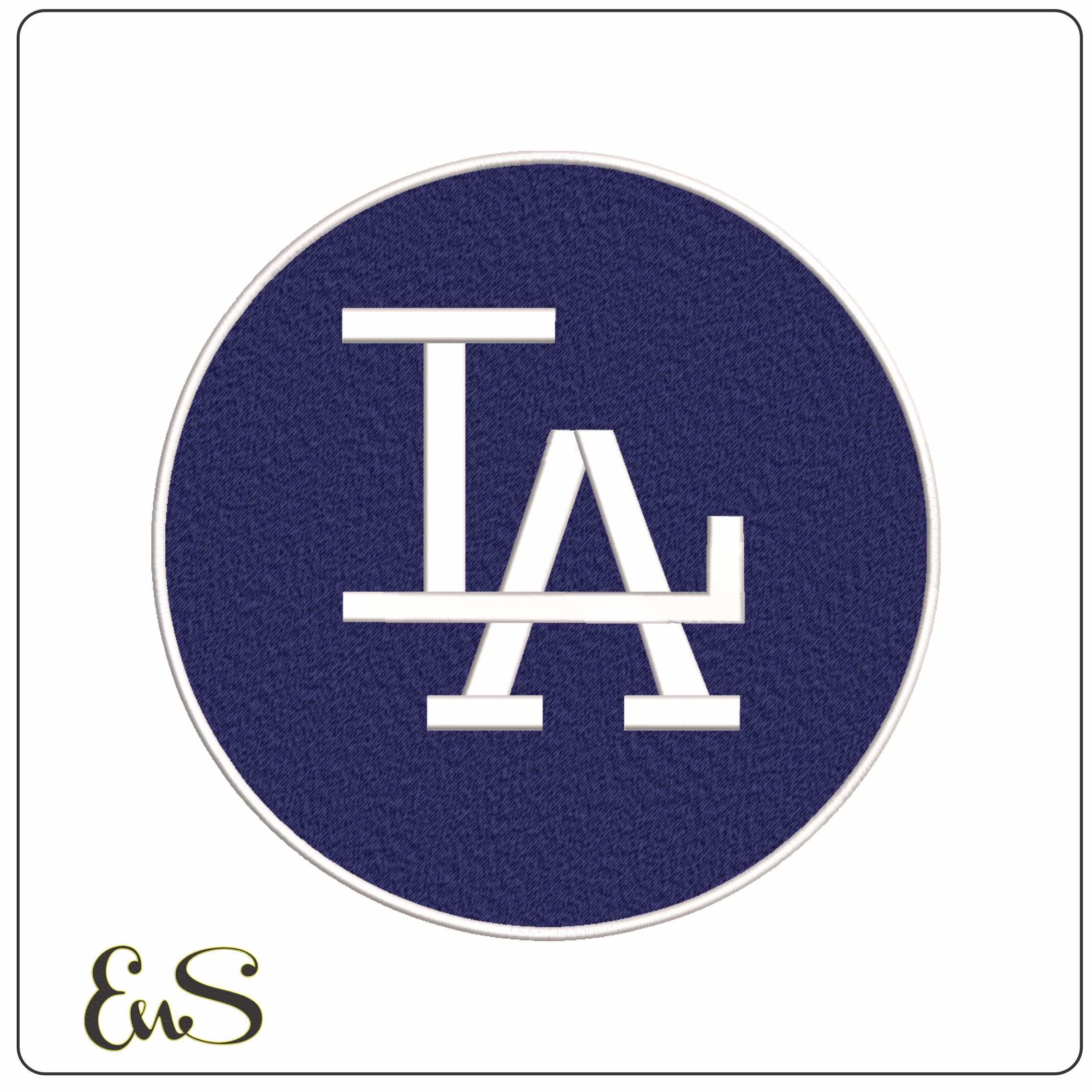 LA Dodgers - Major league Baseball logo - MLB embroidery machine pattern embroidery file - instant download