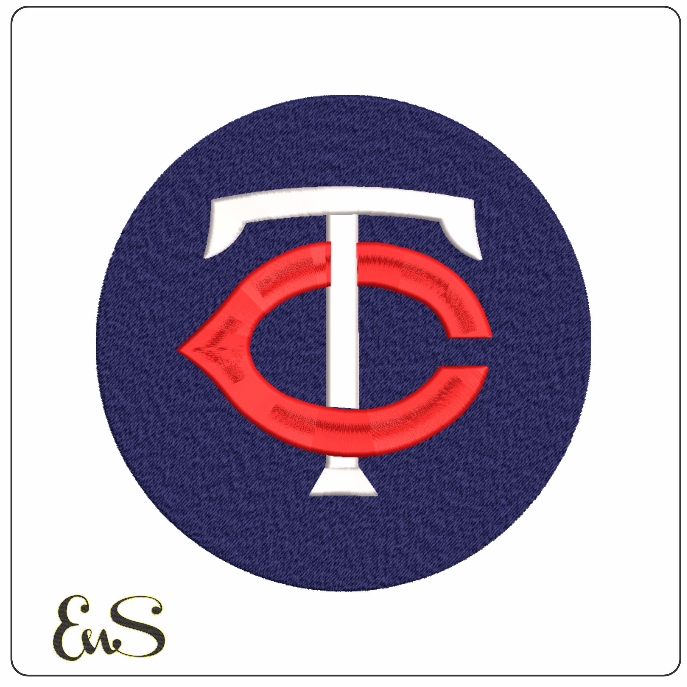 Minnesota Twins Logo - Major league Baseball logo - MLB embroidery machine pattern embroidery file - instant download