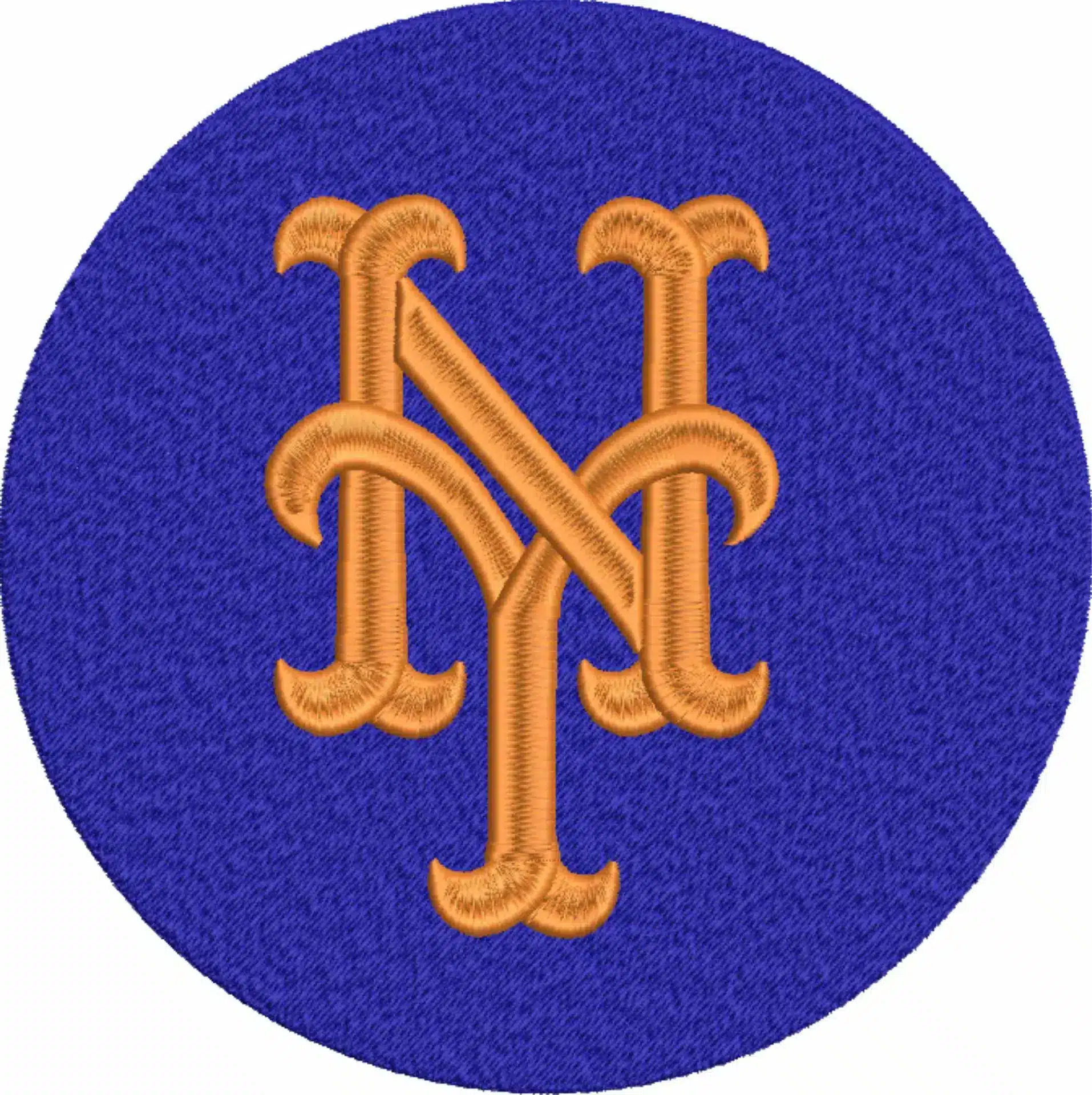 New York Mets Logo - Major league Baseball logo - MLB embroidery machine pattern embroidery file - instant download