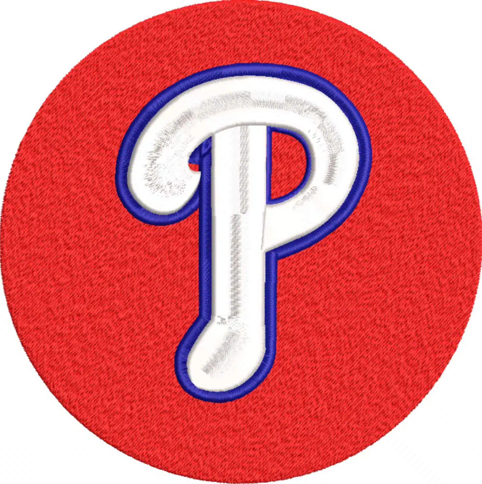 Philadelphia Phillies Emblem - Major league Baseball logo - MLB embroidery machine pattern embroidery file - instant download