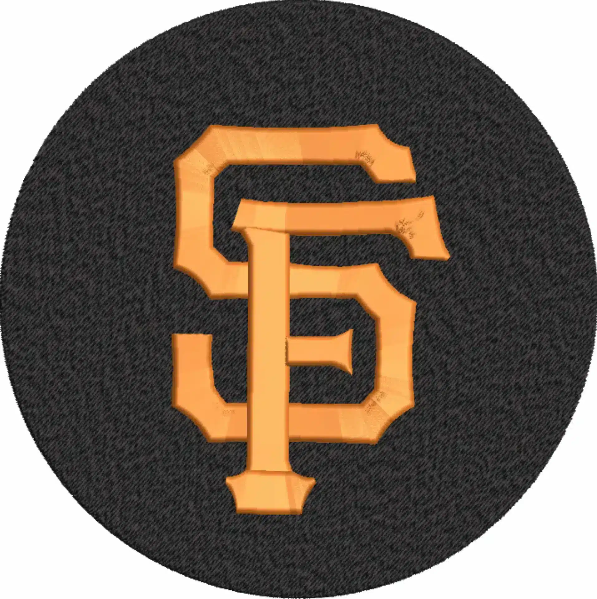 San Francisco Giants Emblem - Major league Baseball logo - MLB embroidery machine pattern embroidery file - instant download