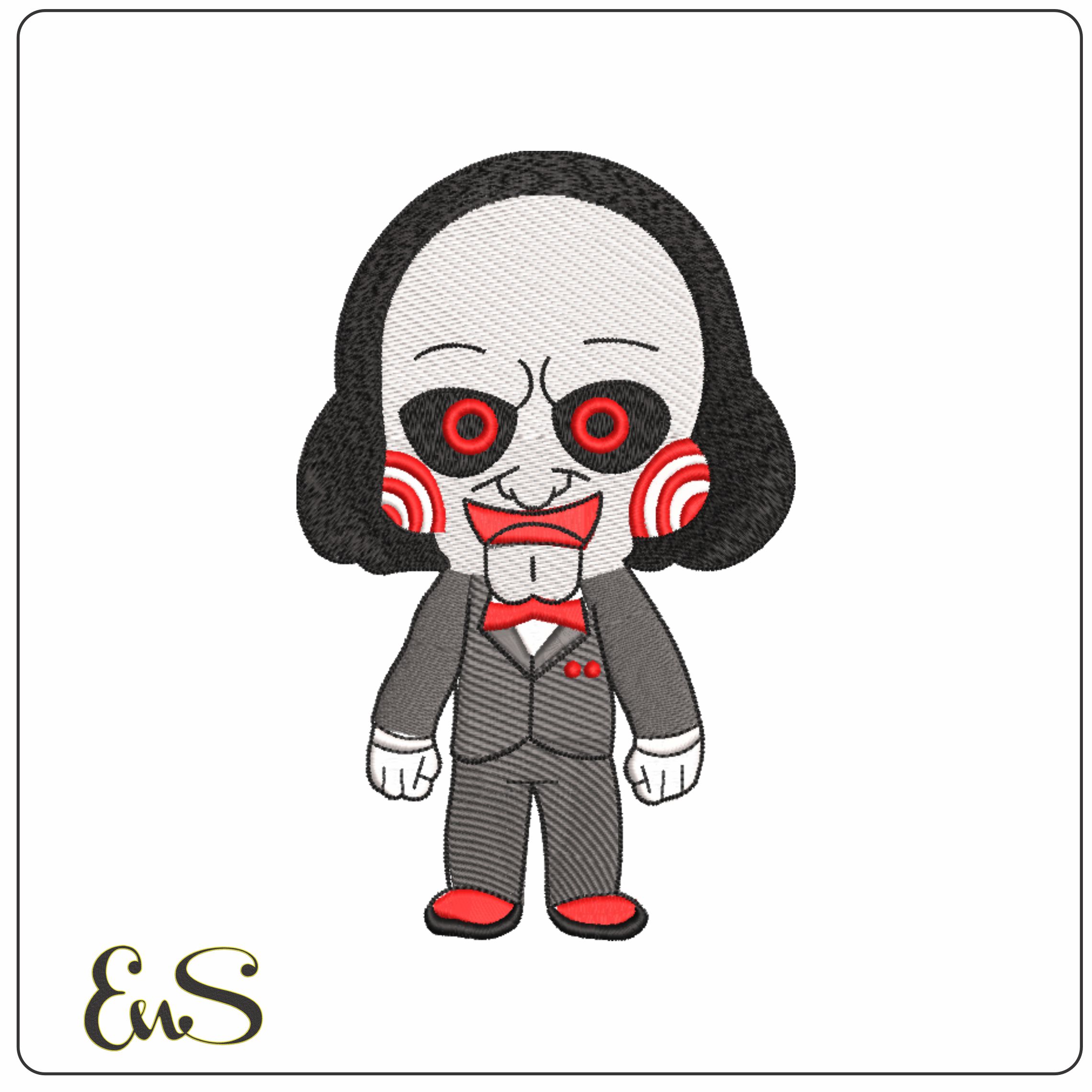 Halloween Slasher - Halloween embroidery design - embroidery file - instant download