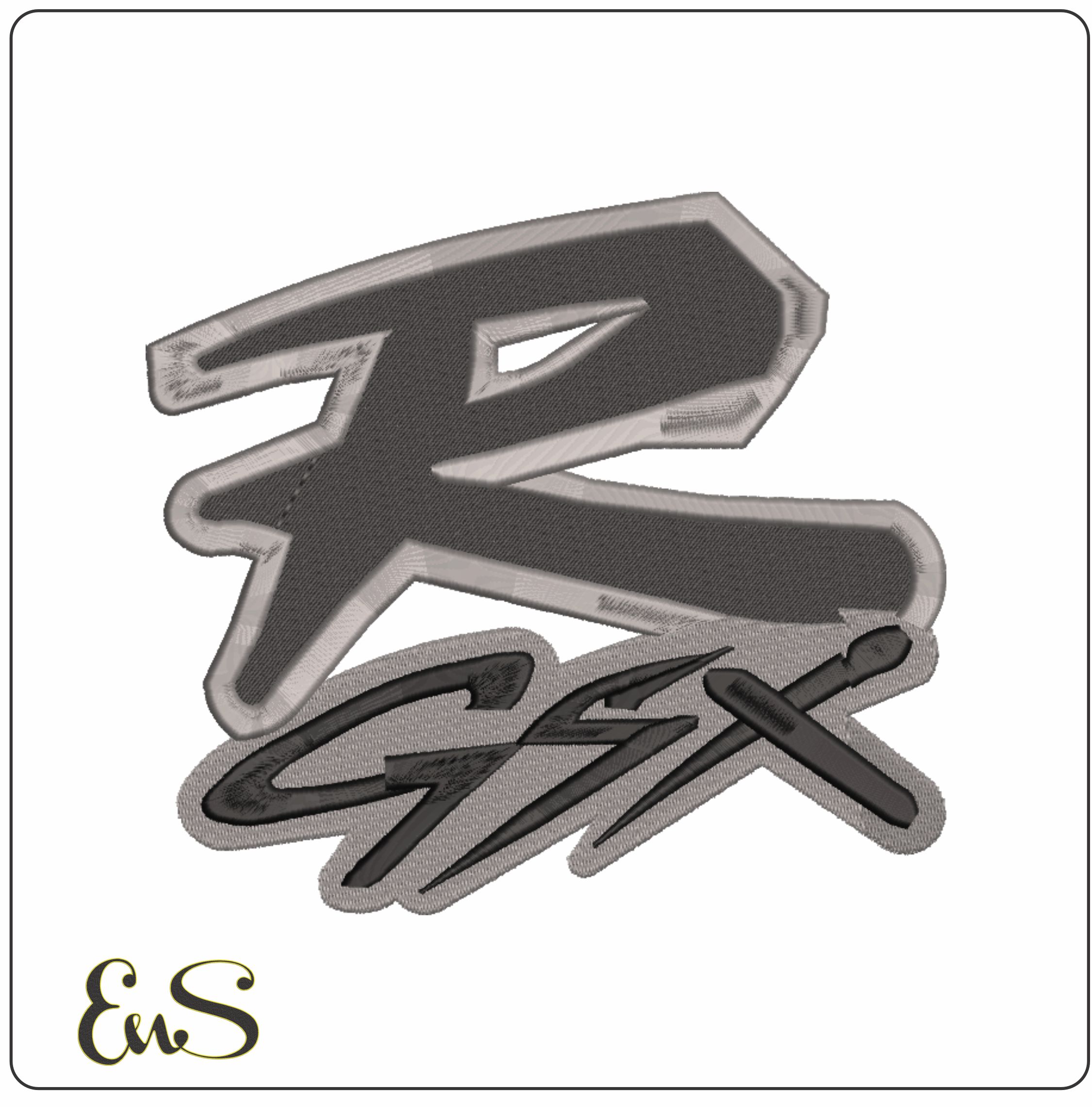 GSX R Motorbike Embroidery design - Motor Bike Company machine pattern embroidery file instant download