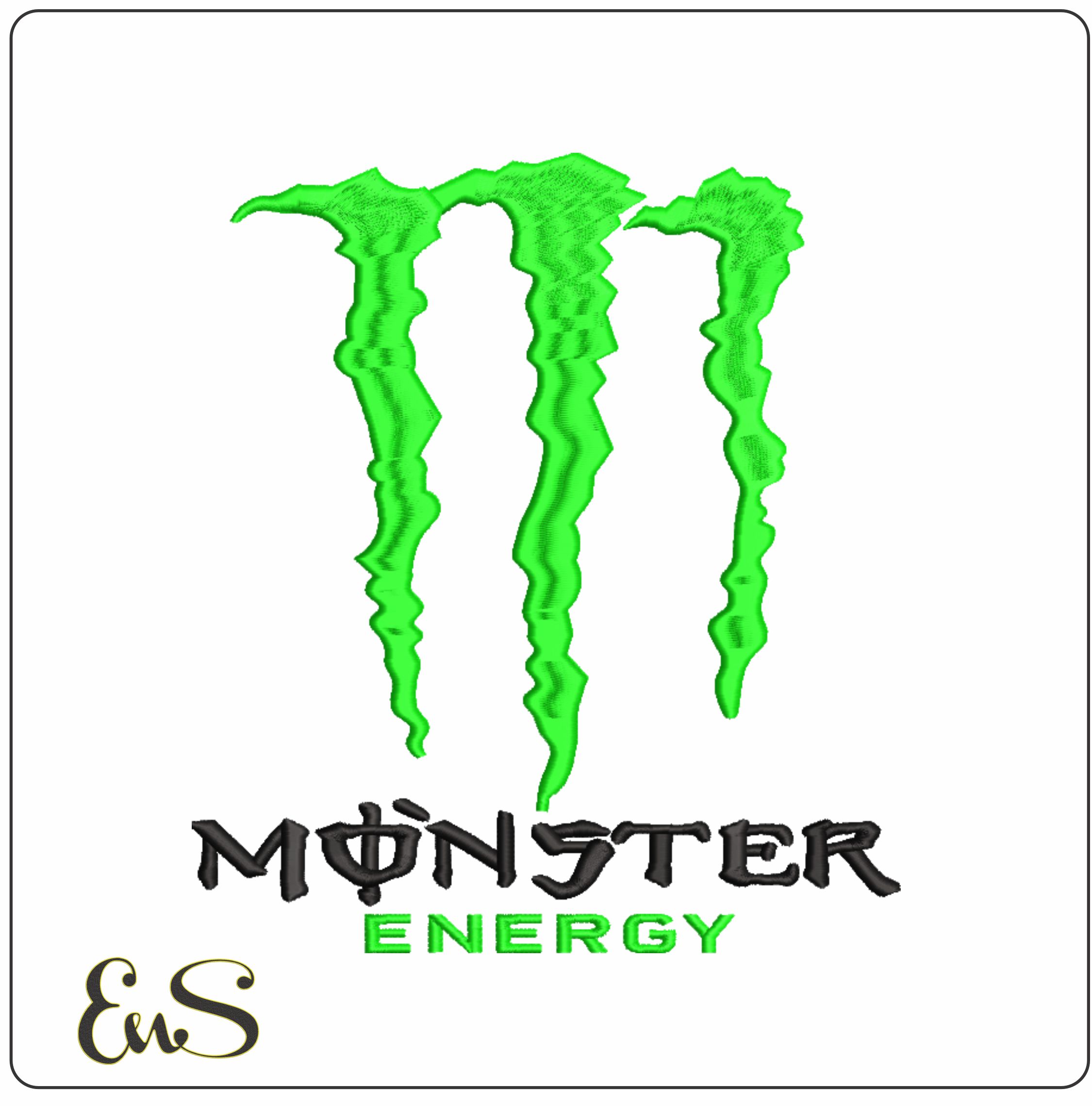 Monster Energy Motorbike Embroidery design - Motor Bike Company machine pattern embroidery file instant download