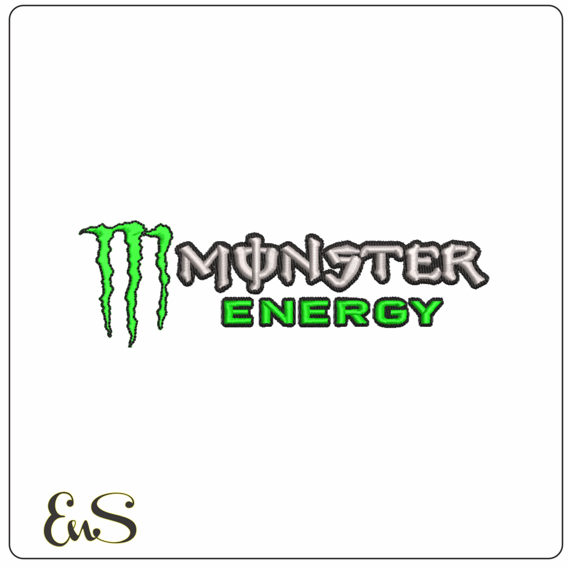 Monster Energy Motorbike Embroidery design - Motor Bike Company machine pattern embroidery file instant download
