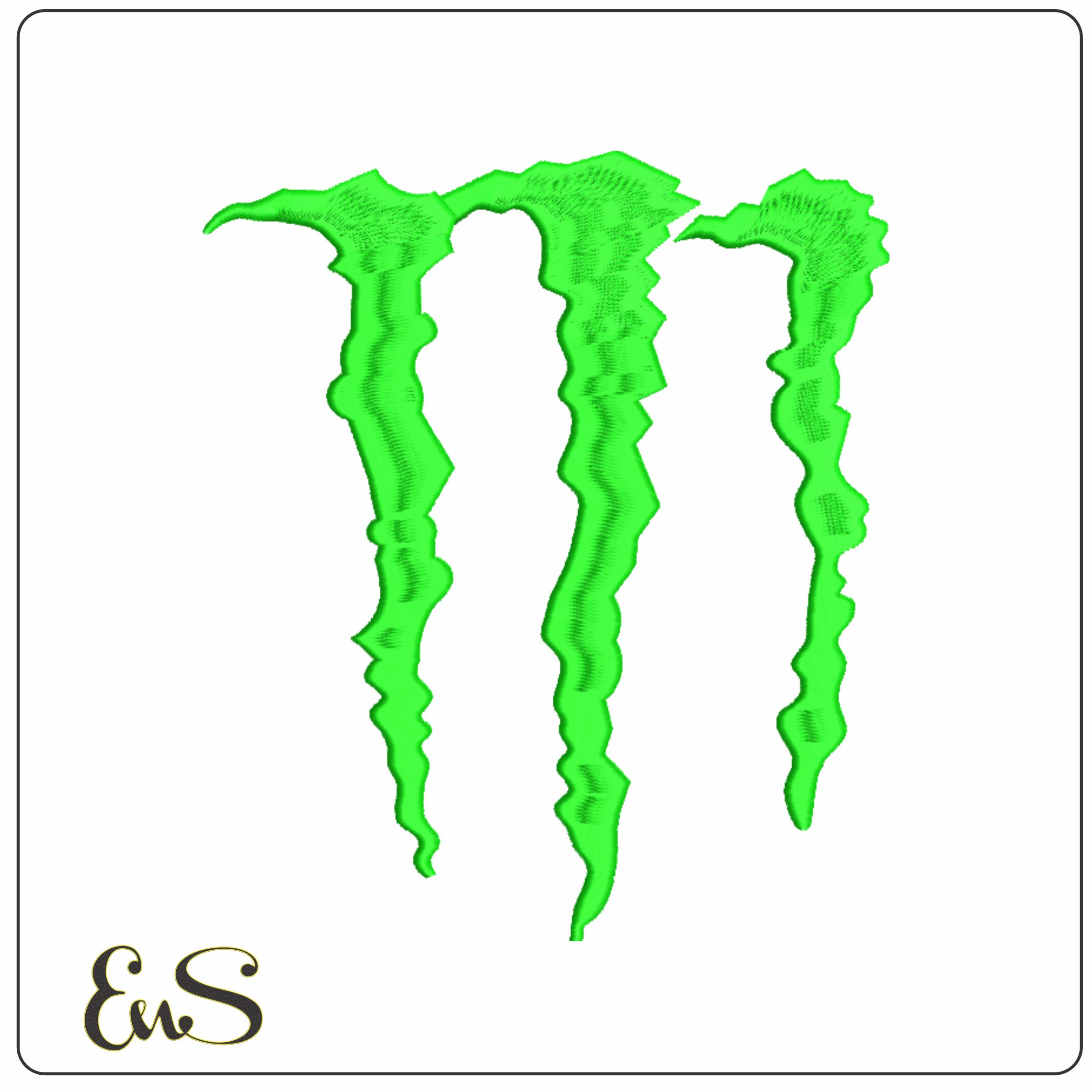 Monster Energy Motorbike Embroidery design - Motor Bike Company machine pattern embroidery file instant download