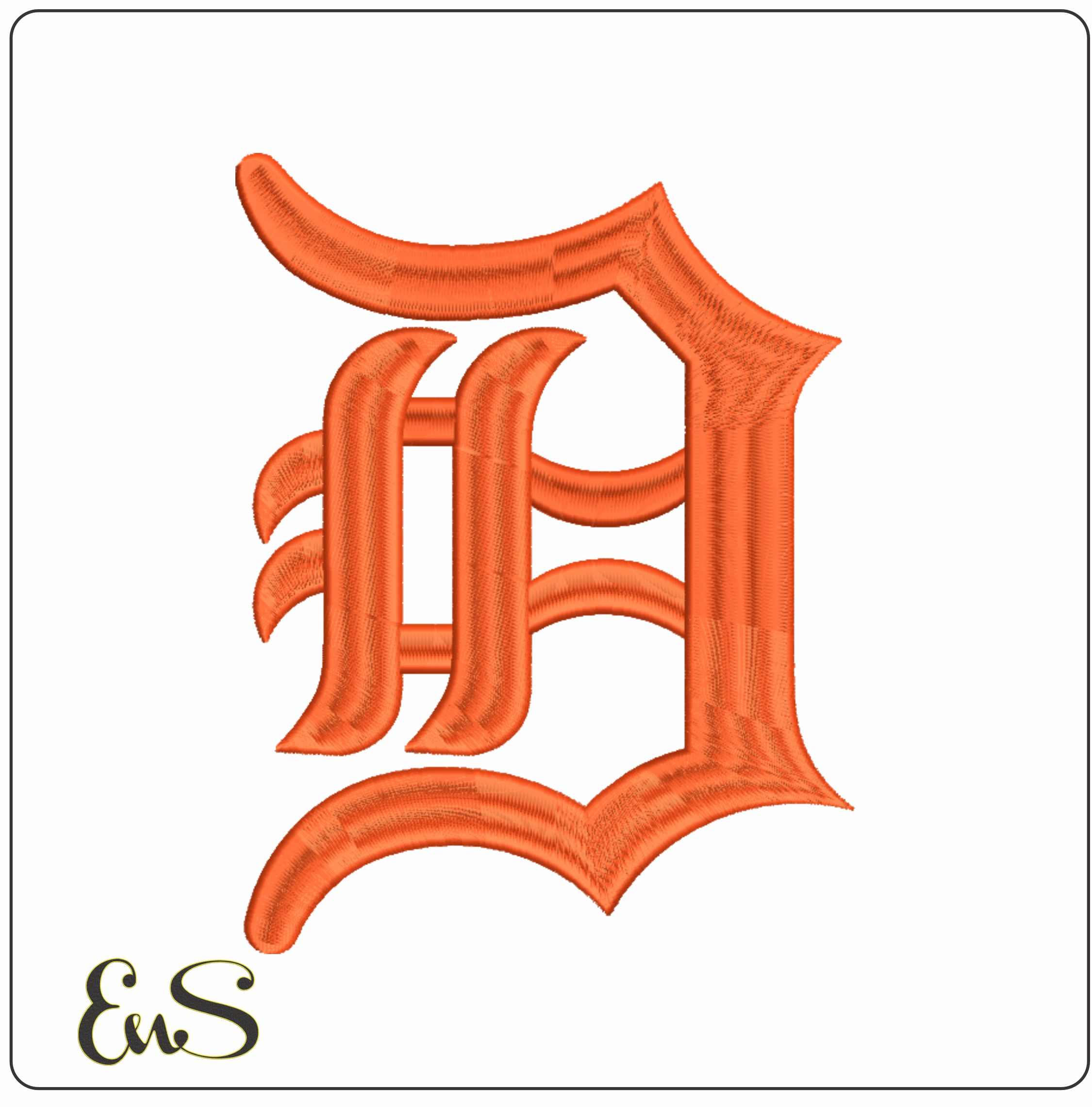 Detroit Tigers - Major league Baseball logo - MLB embroidery machine pattern embroidery file - instant download