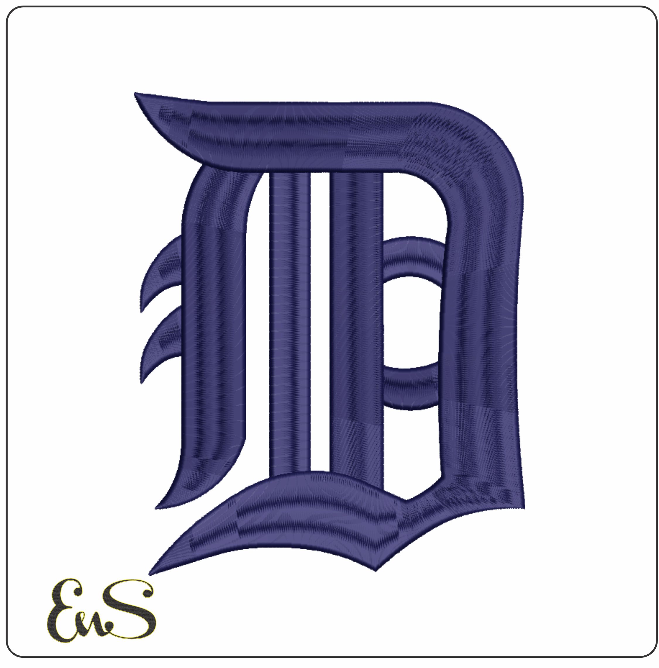 Detroit Tigers - Major league Baseball logo - MLB embroidery machine pattern embroidery file - instant download