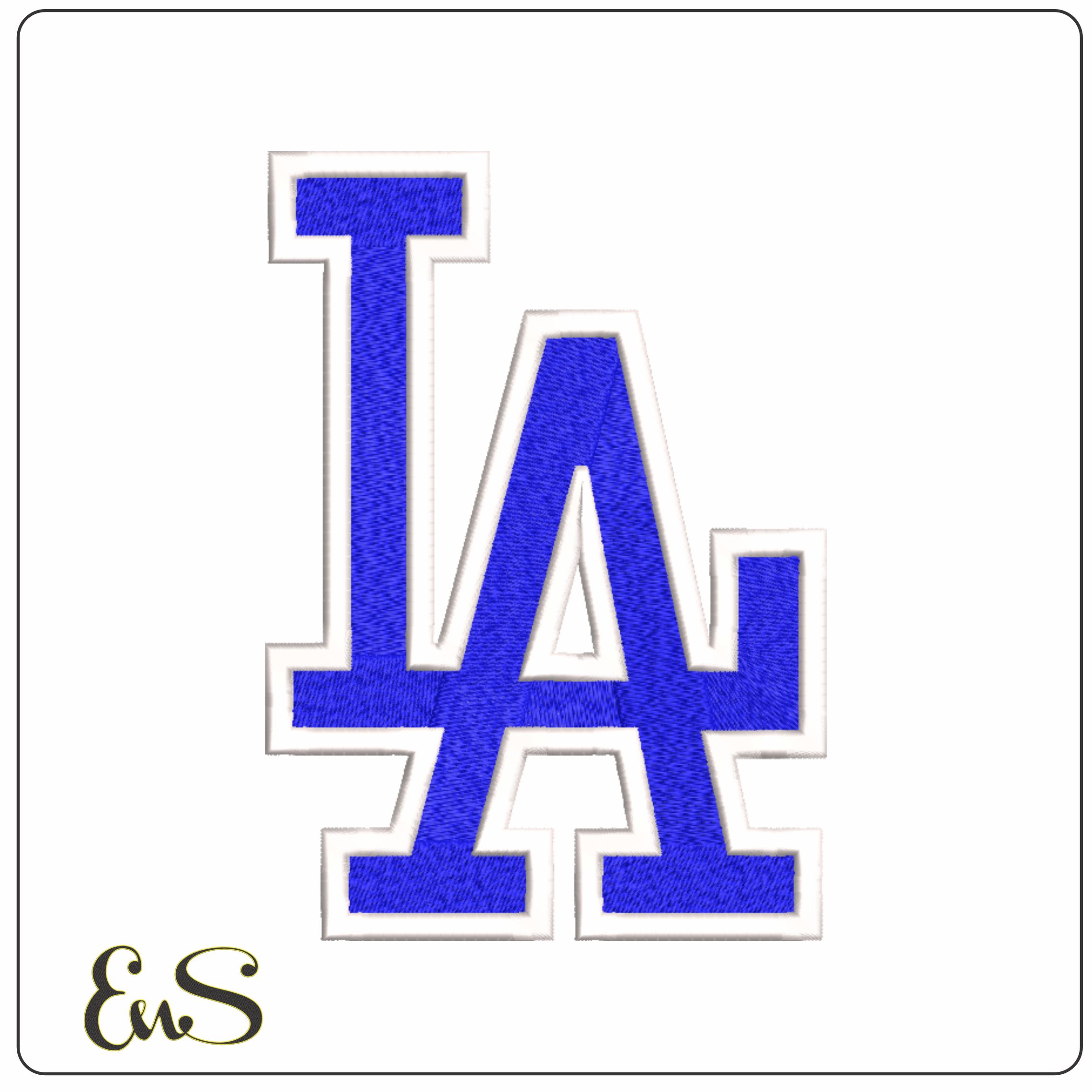 LA Dodgers - Major league Baseball logo 2024 World Series - MLB embroidery machine pattern embroidery file - instant download
