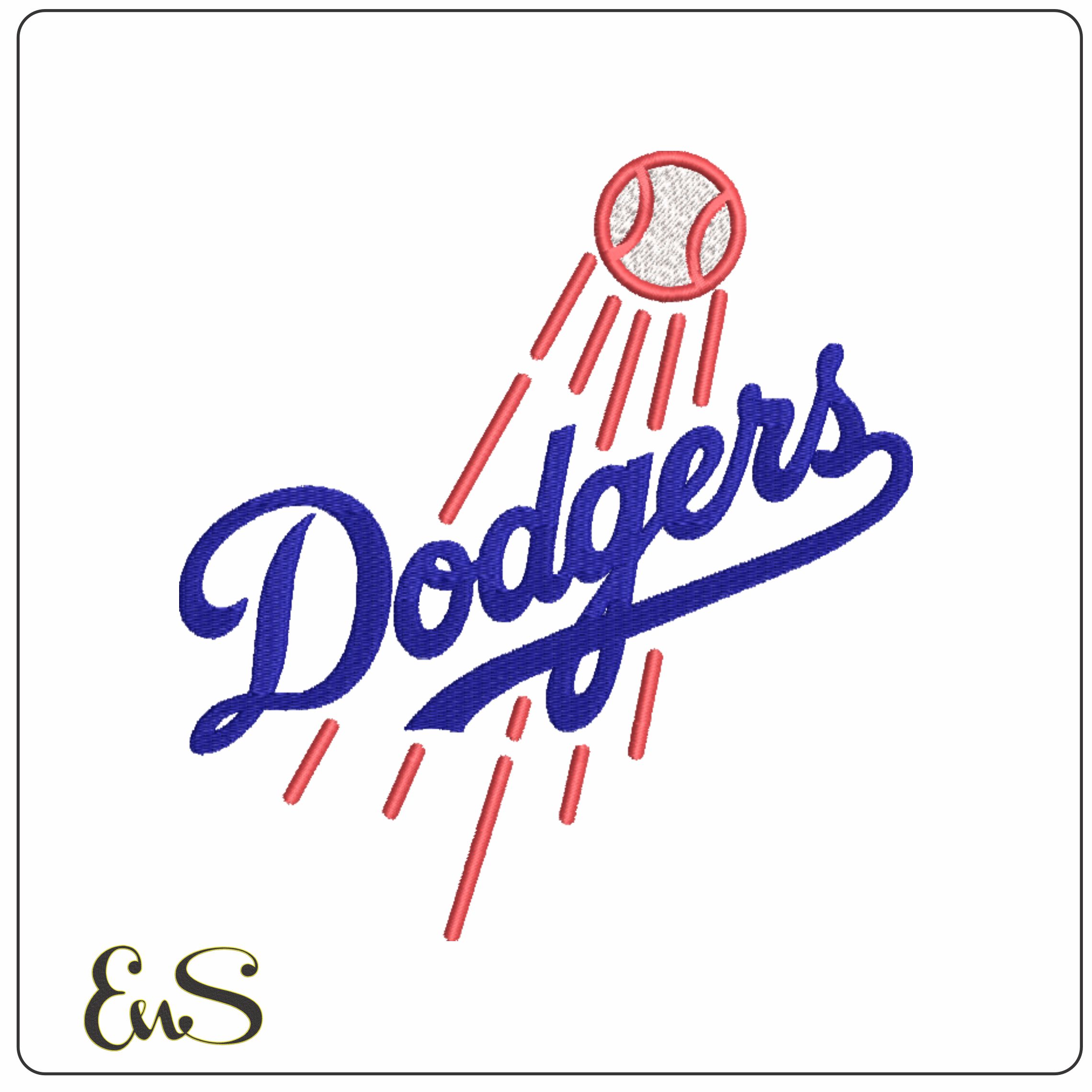 LA Dodgers - Major league Baseball logo 2024 World Series - MLB embroidery machine pattern embroidery file - instant download