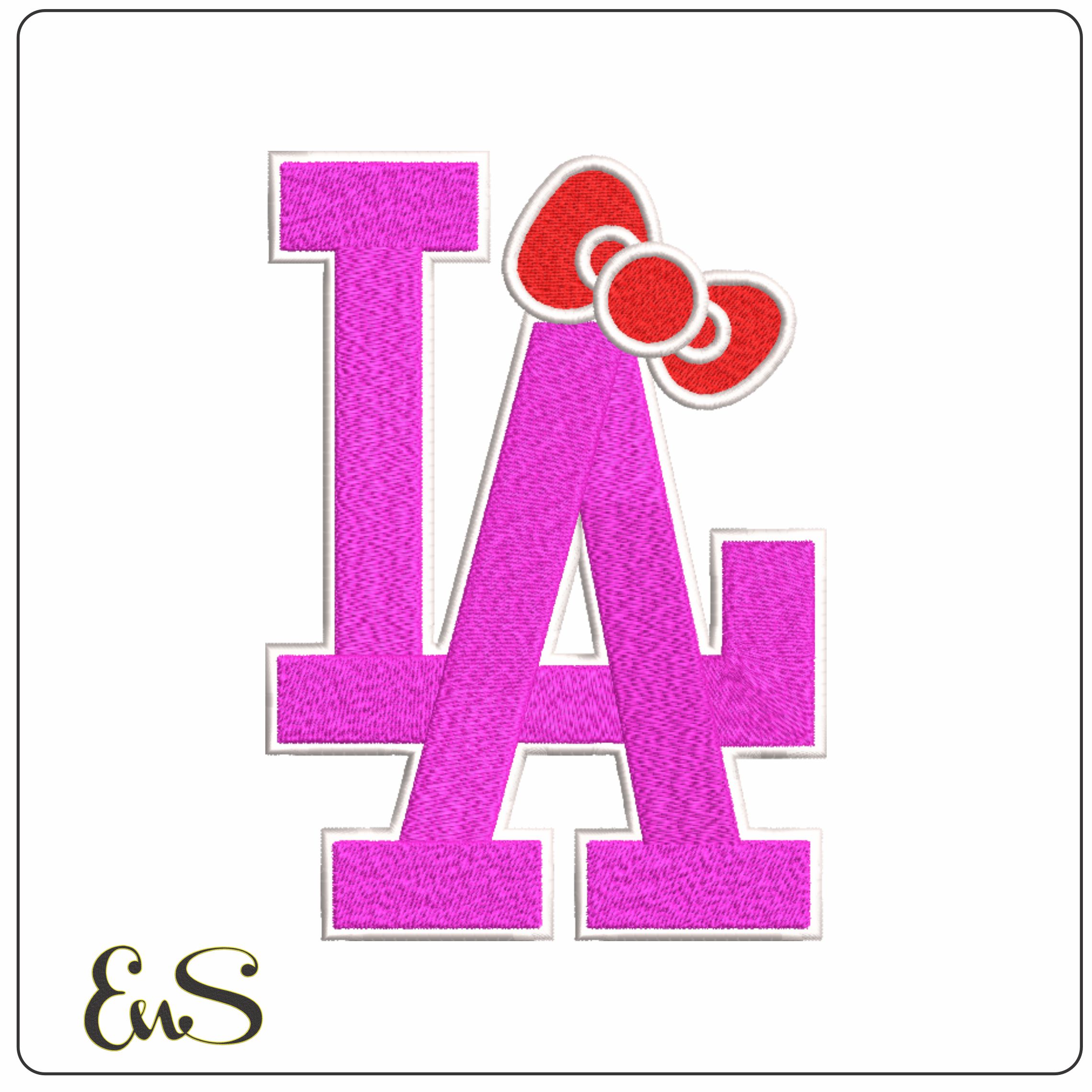 LA Dodgers - Major league Baseball logo 2024 World Series - MLB embroidery machine pattern embroidery file - instant download