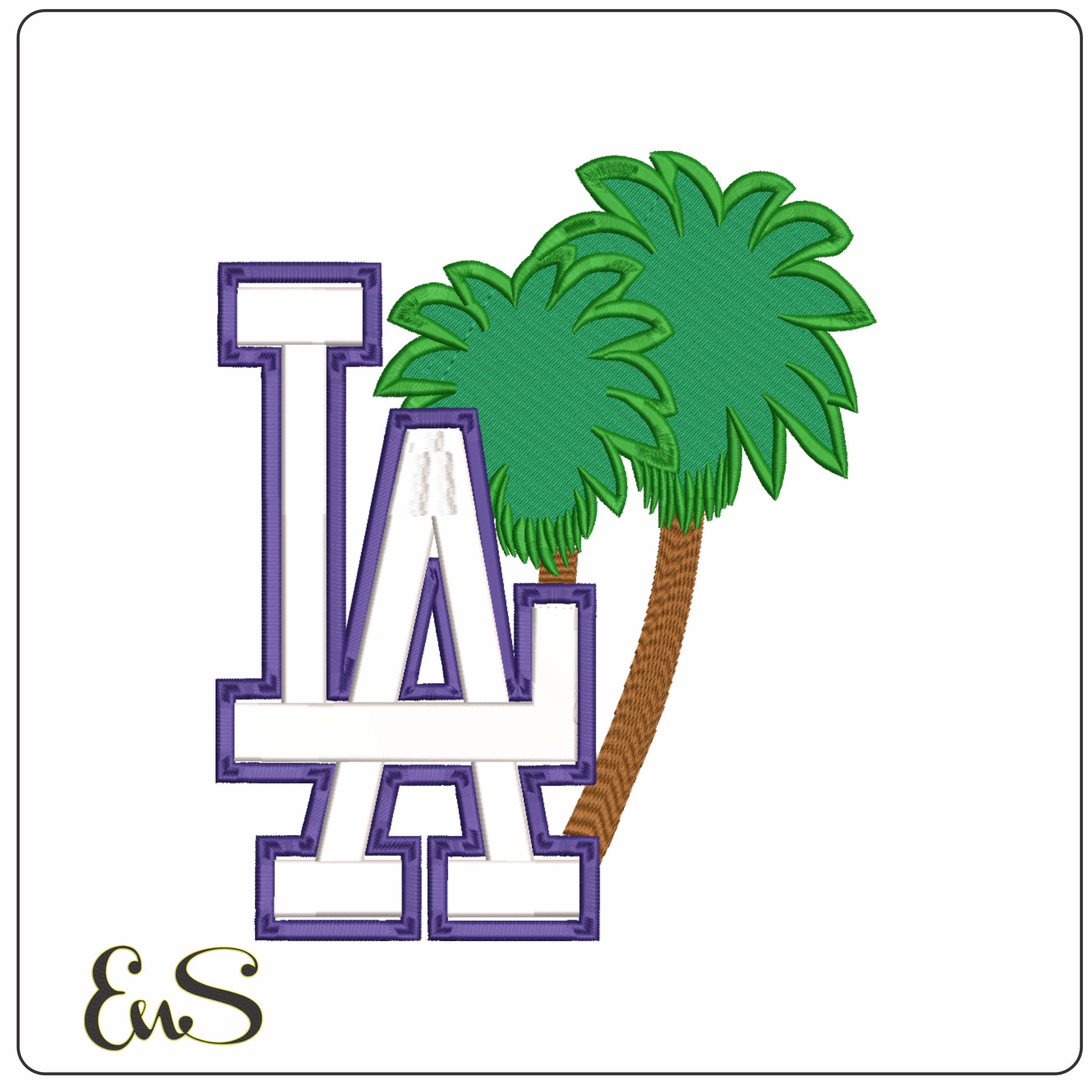LA Dodgers - Major league Baseball logo 2024 World Series - MLB embroidery machine pattern embroidery file - instant download