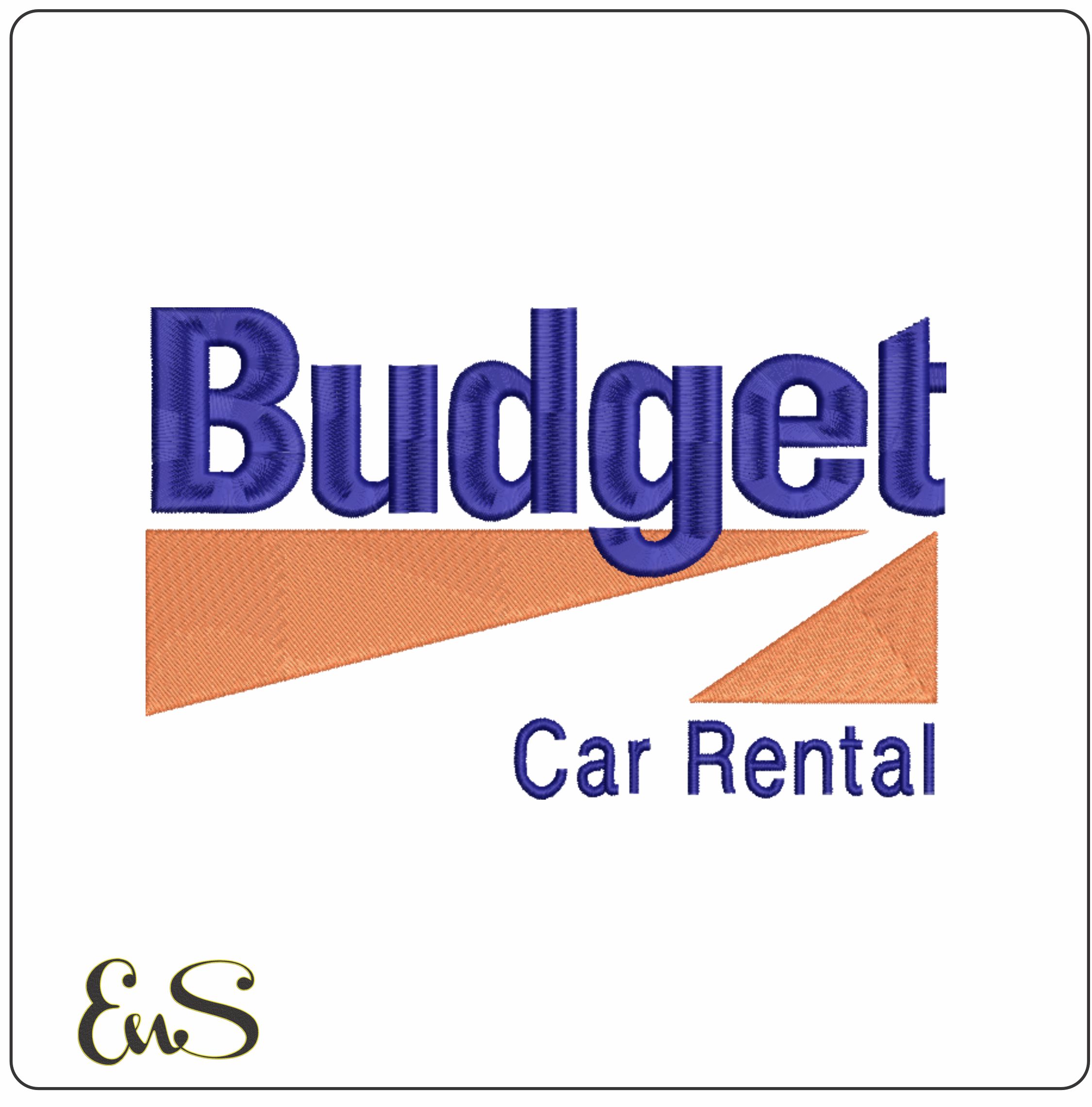 Budget Car rental Nascar embroidery design - Car embroidery design machine pattern - Car embroidery file - instant download
