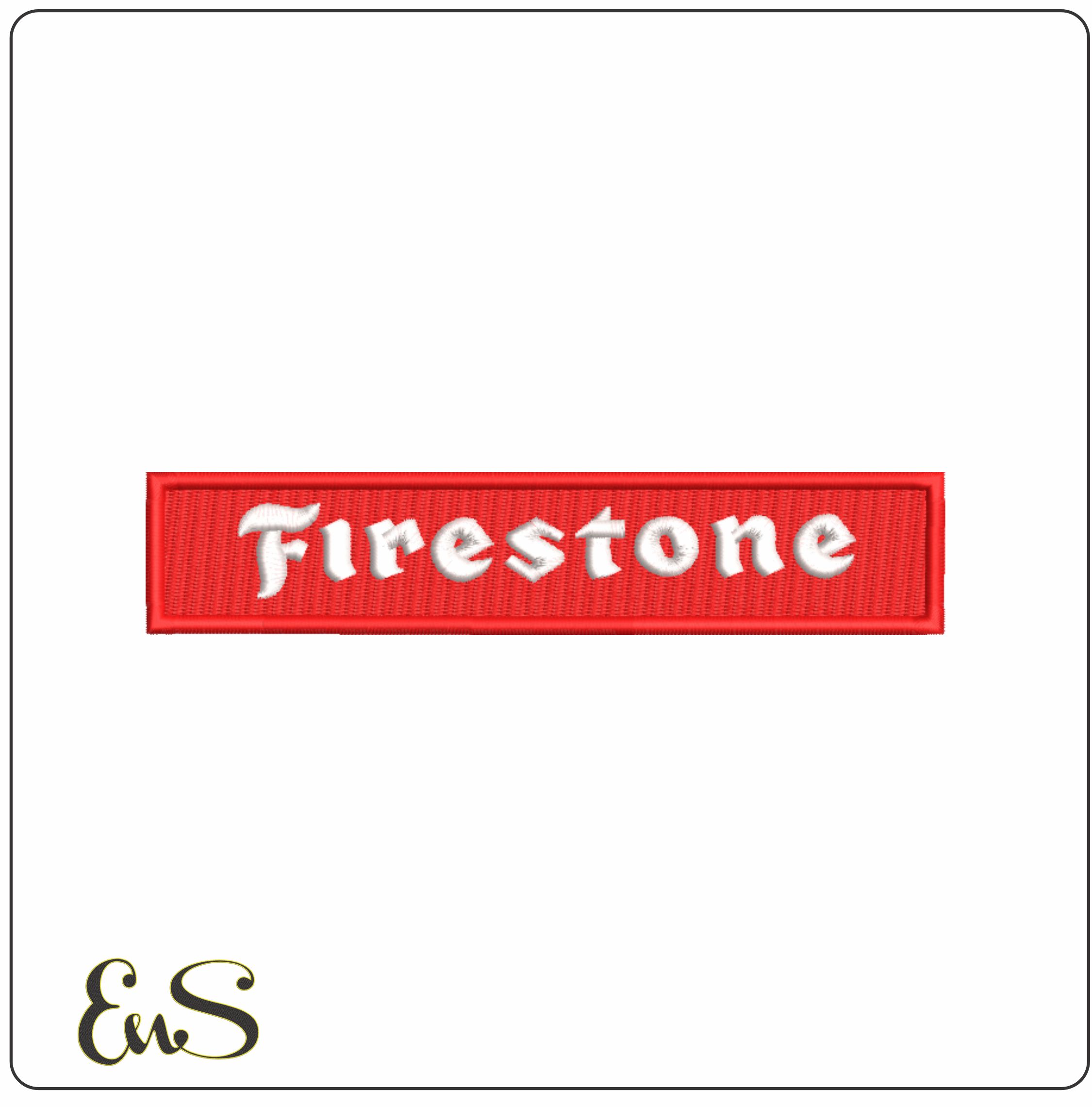 Firestone Logo embroidery design - Car embroidery design machine pattern - Car embroidery file - instant download