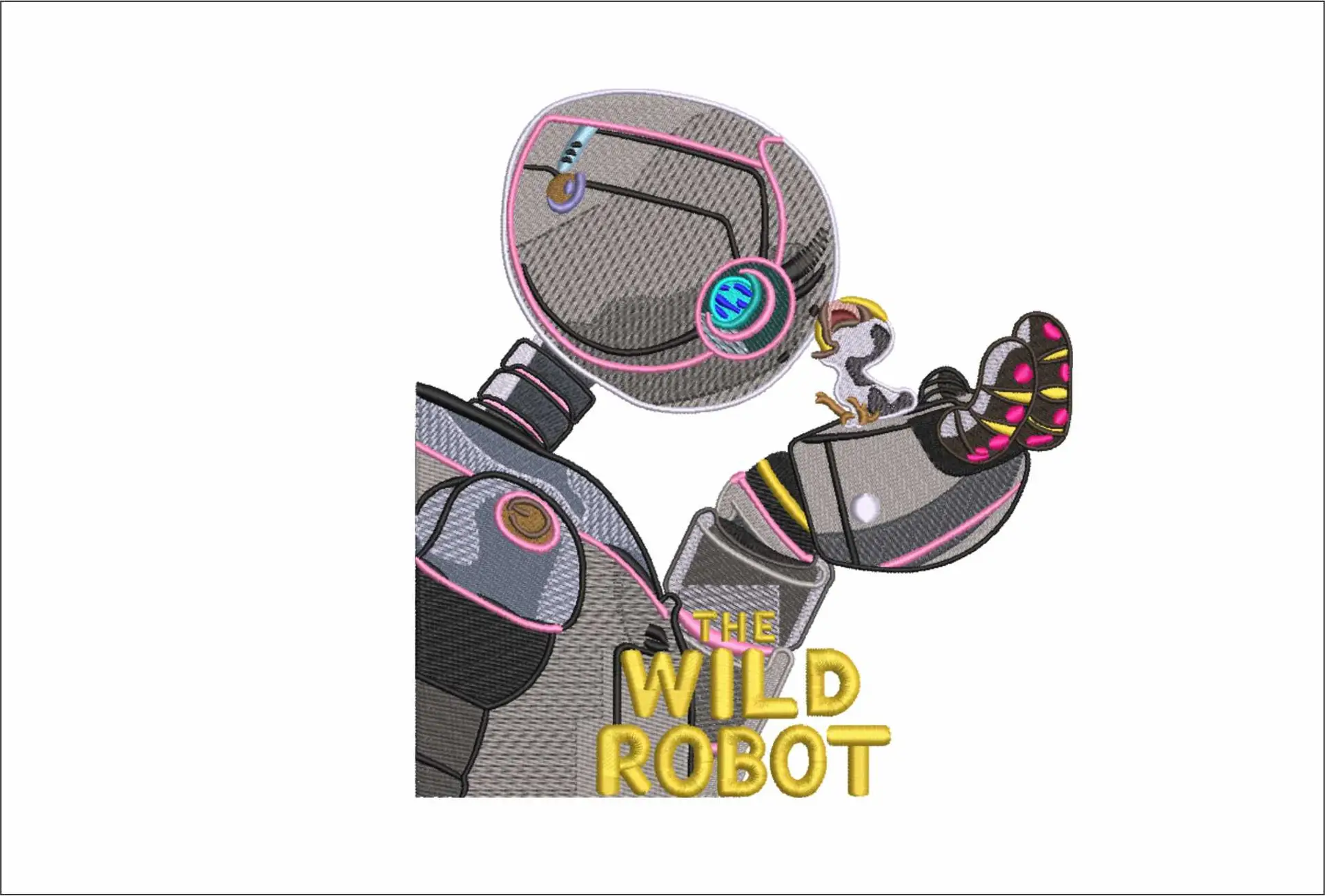 The Wild Robot Baby Goose - Cartoon embroidery designs - embroidery file - instant download