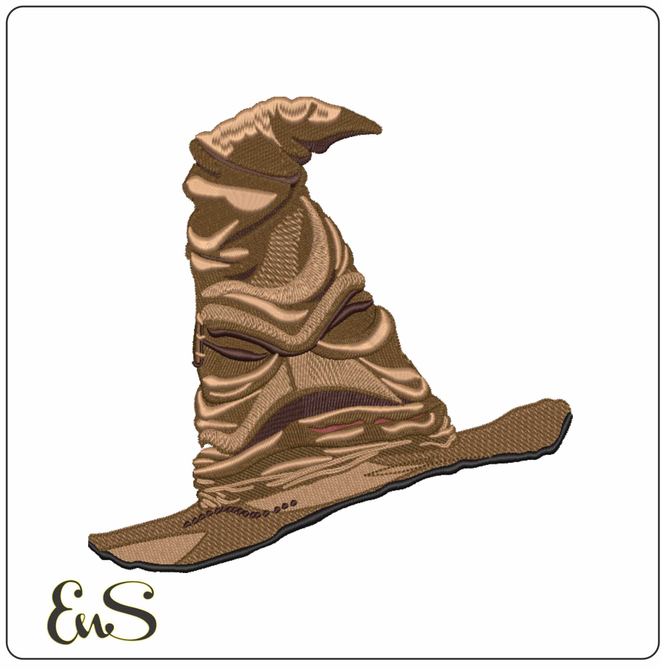Harry Potter - Sorting Hat - Unique Harry Potter Design - High Quality embroidery design file - instant download