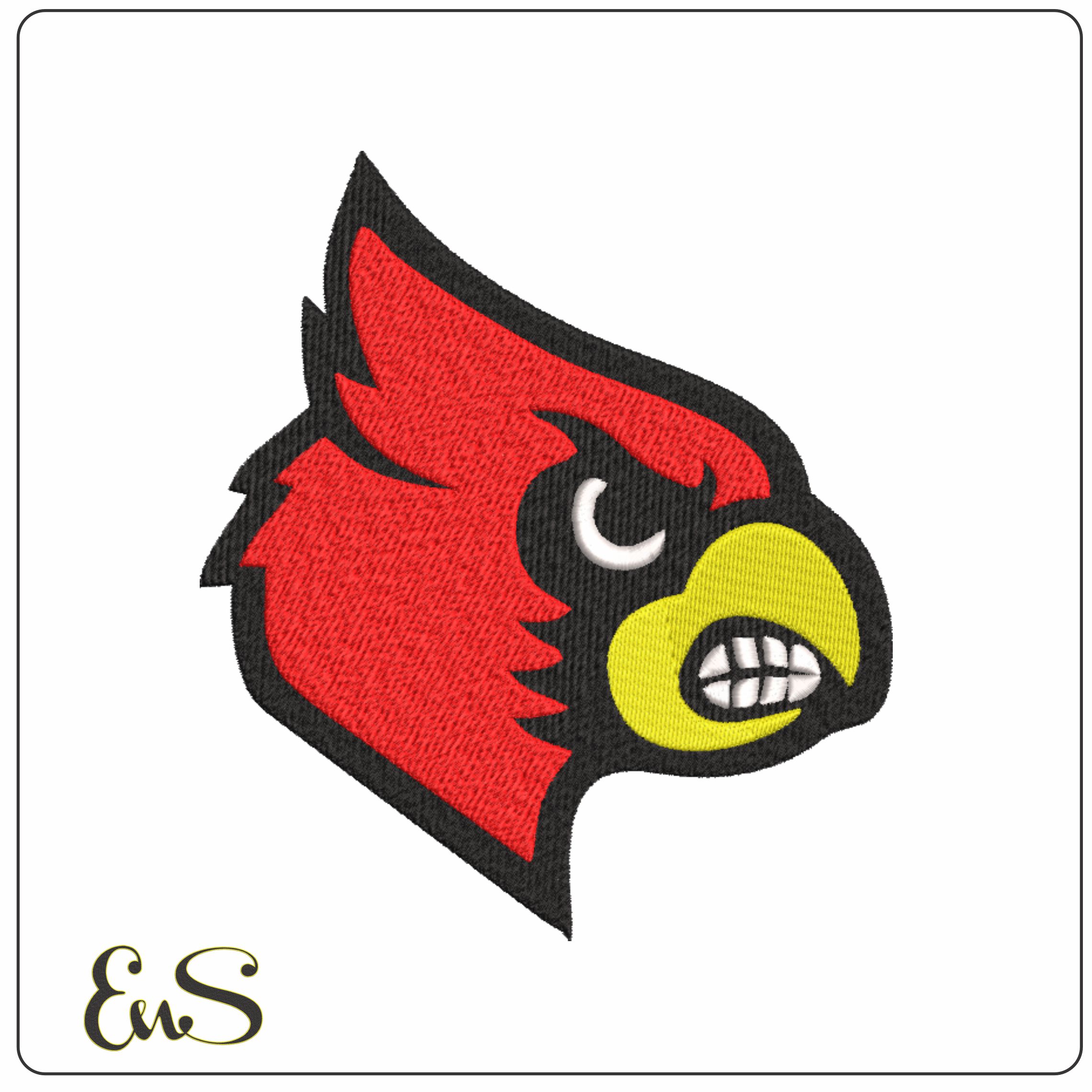 Louisville Cardinals - University of Louisville - NCAA embroidery design file - instant download